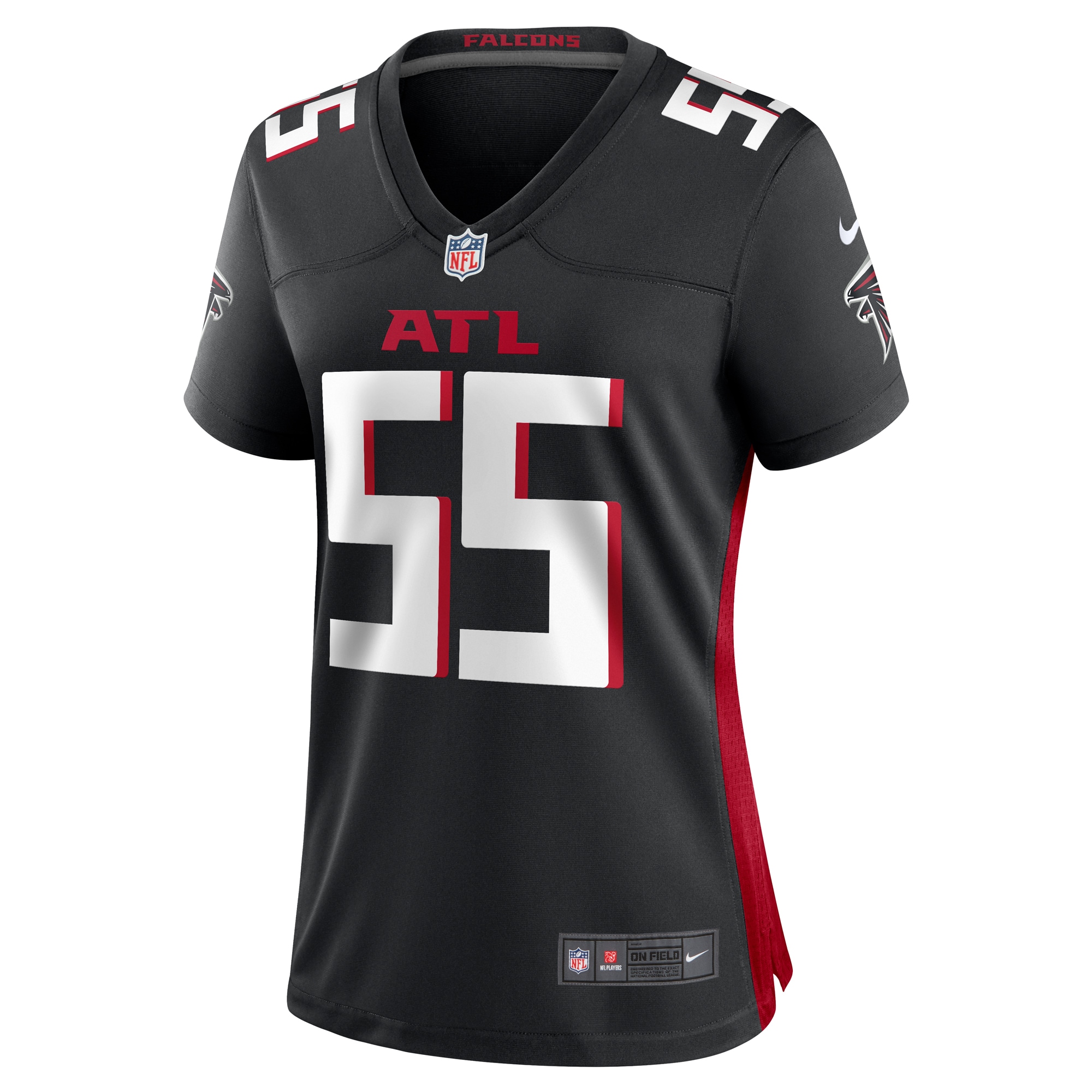 Kaden Elliss Atlanta Falcons Women's Game Player Jersey - Black