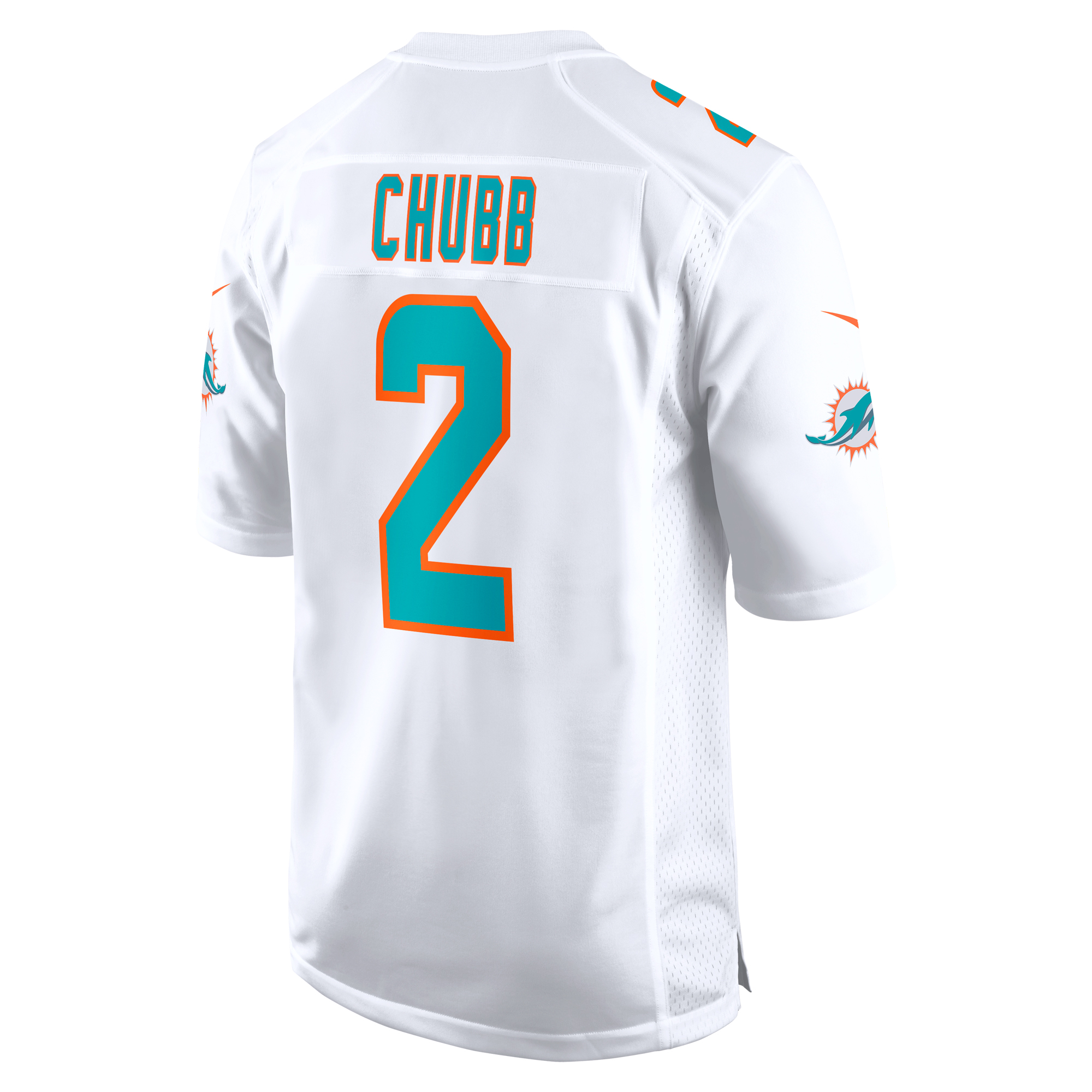 Bradley Chubb Miami Dolphins Game Player Jersey - White