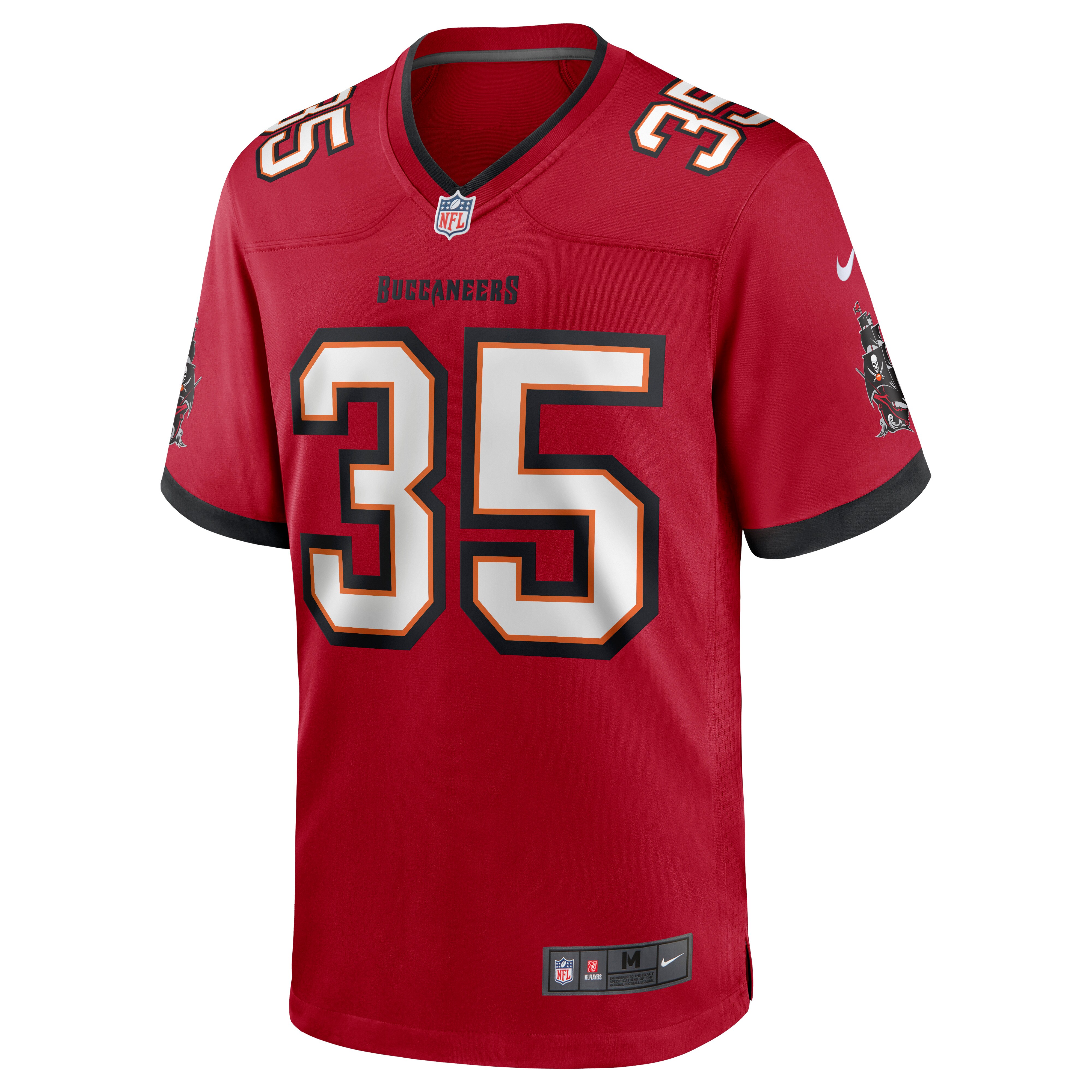 Jamel Dean Tampa Bay Buccaneers  Game Jersey - Red