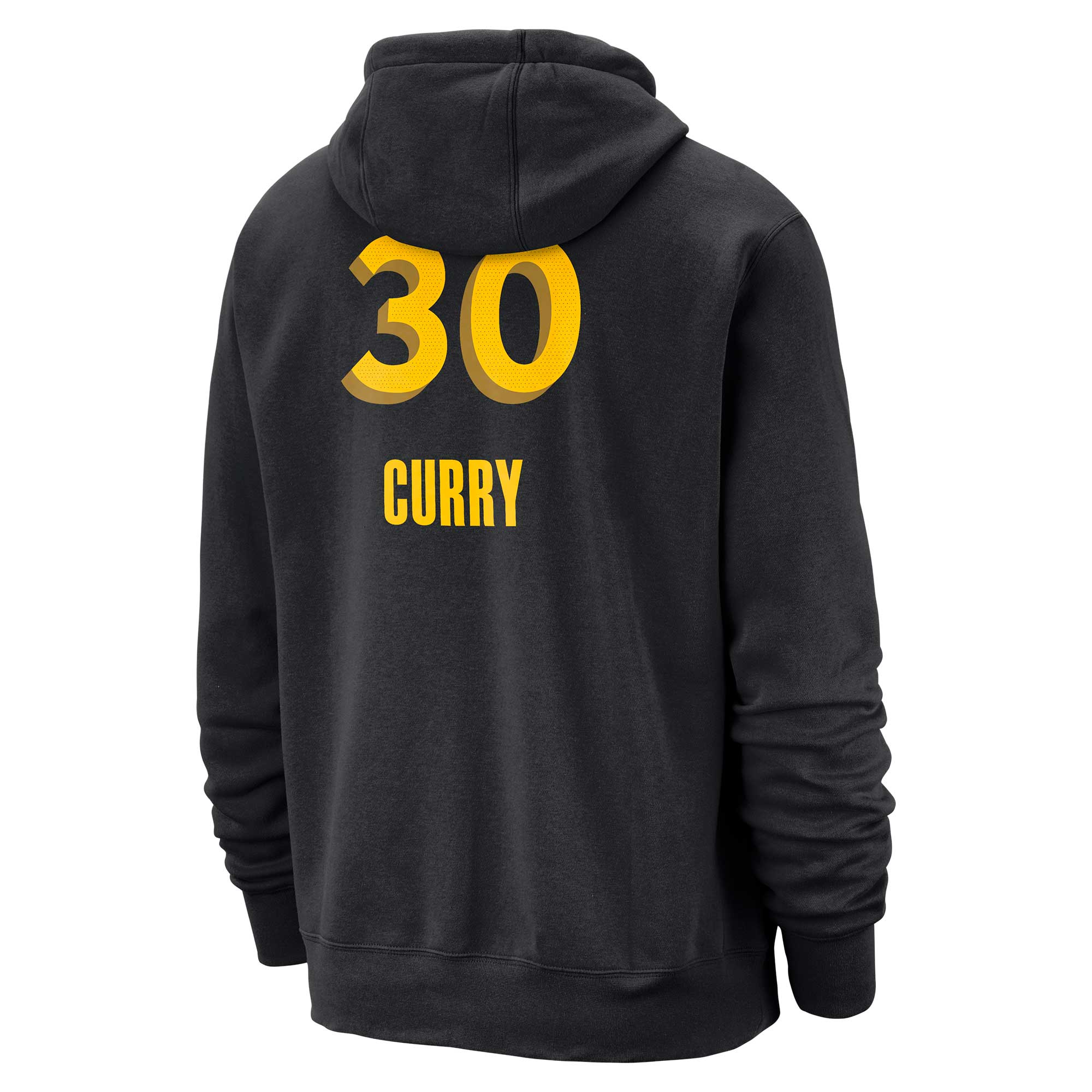 Men's Golden State Warriors Stephen Curry  Black 2023/24 City Edition Name & Number Pullover Hoodie