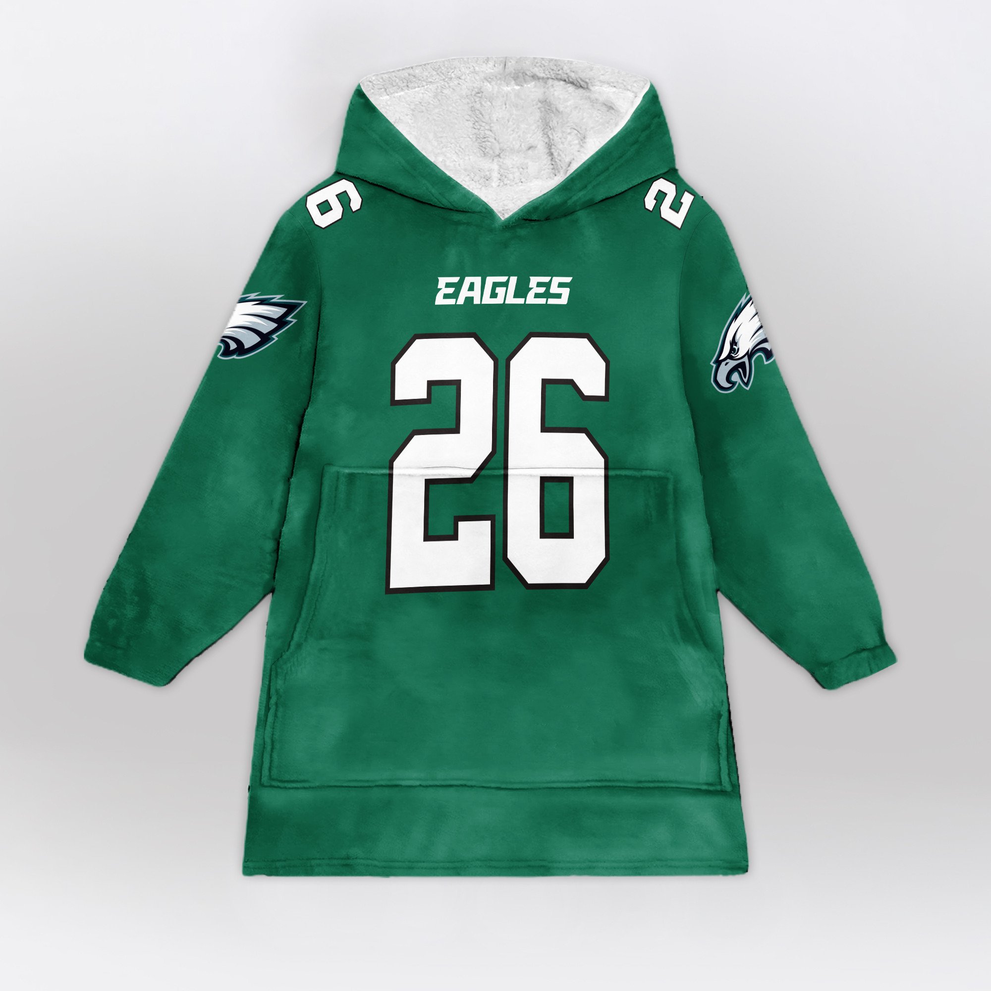 Adult S.B 26 Philadelphia Football Unisex Blanket Hoodie
