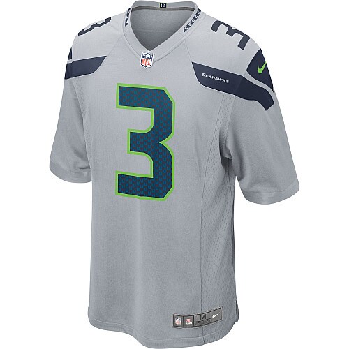 Russell Wilson Seattle Seahawks  Youth Alternate Game Jersey - Gray