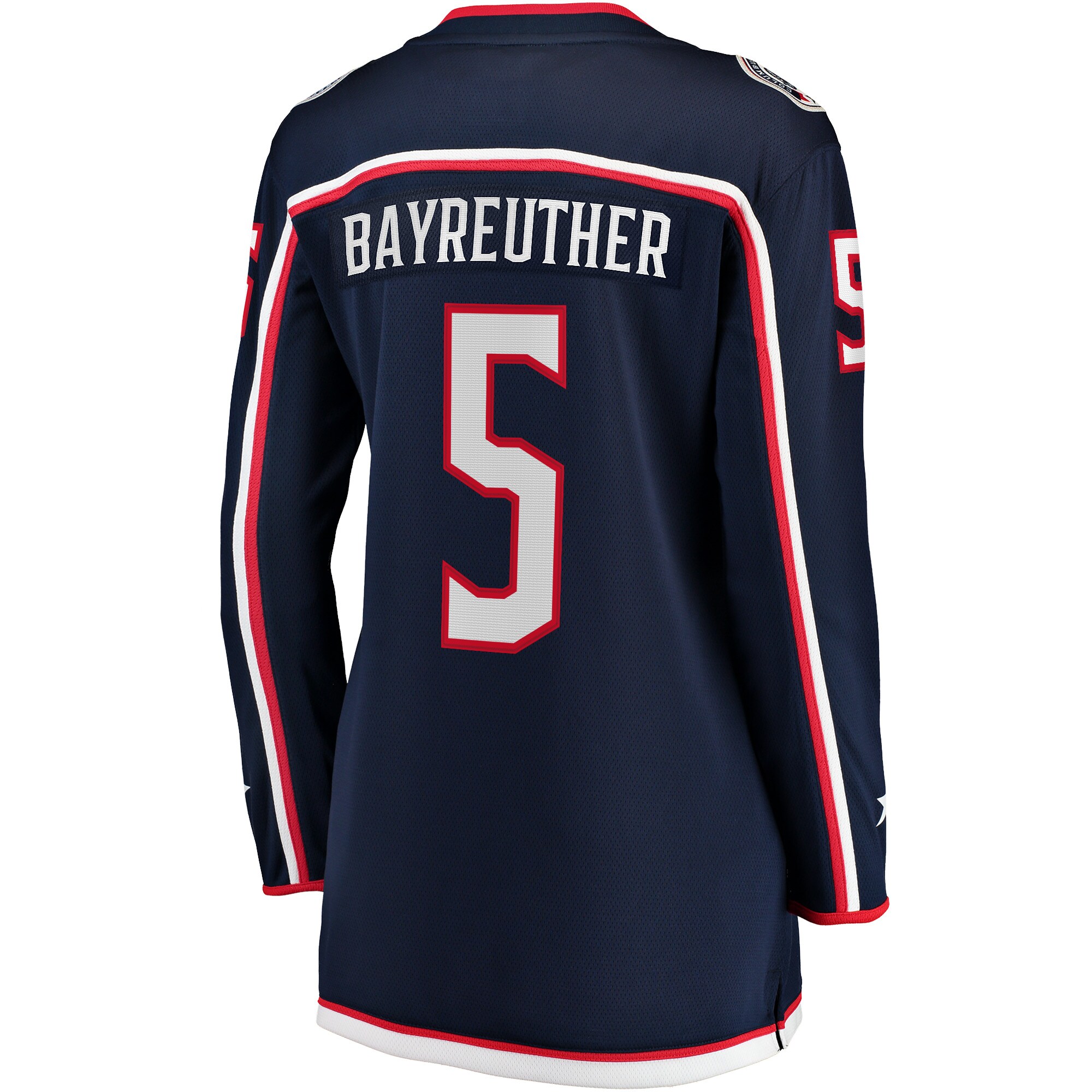 Gavin Bayreuther Columbus Blue Jackets Women's Home Breakaway Player Jersey - Navy