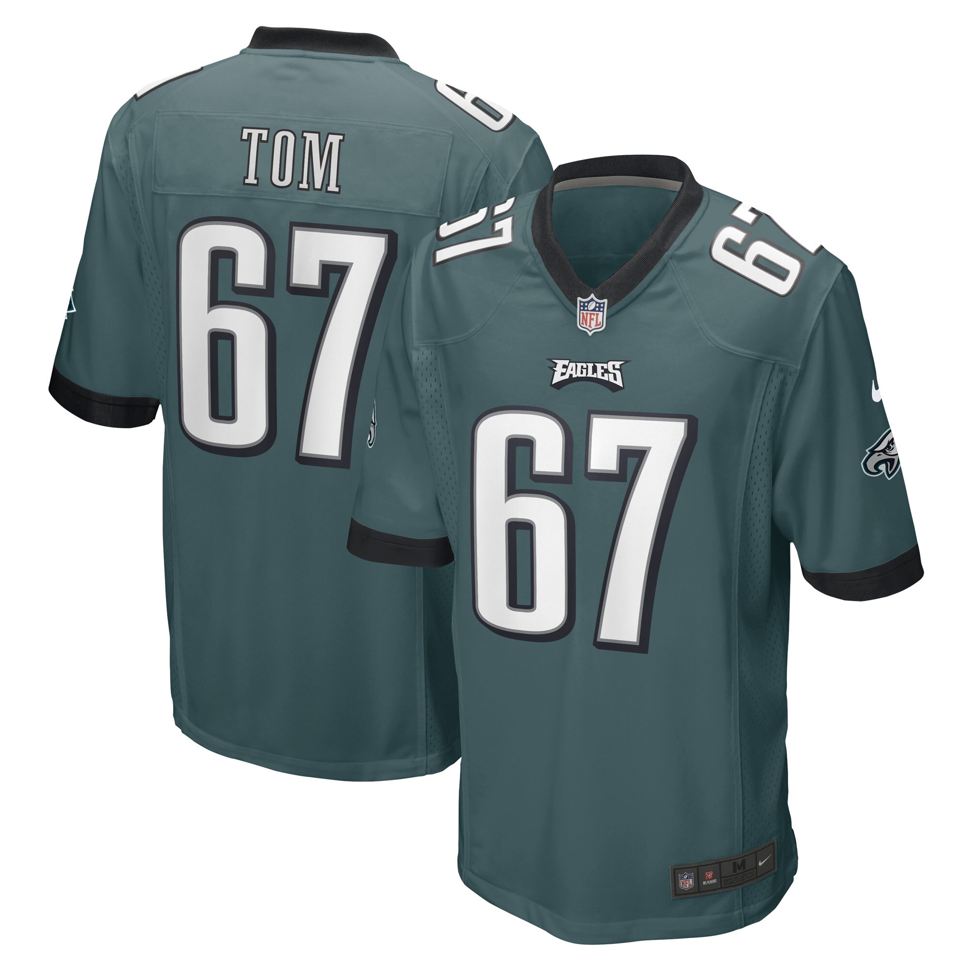 Cameron Tom Philadelphia Eagles  Game Player Jersey - Midnight Green