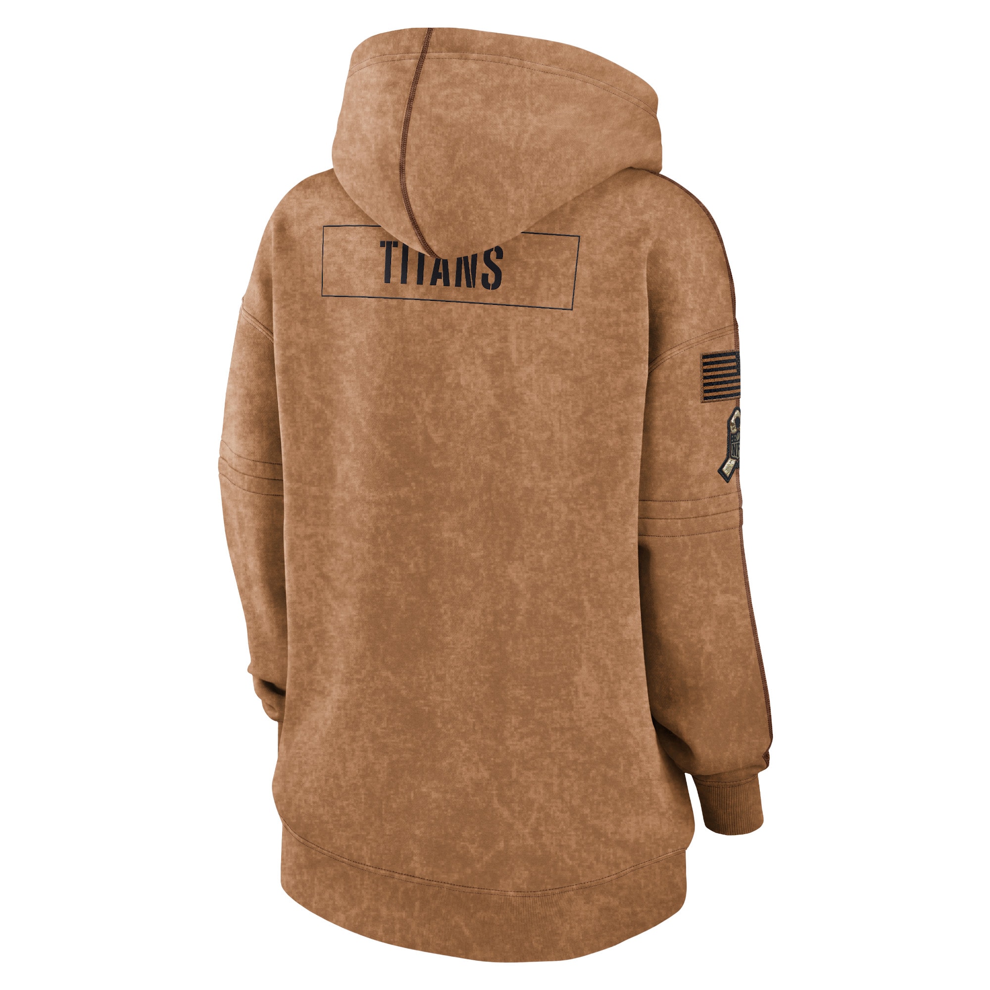 Tennessee Titans  Women's 2023 Salute to Service Pullover Hoodie - Brown
