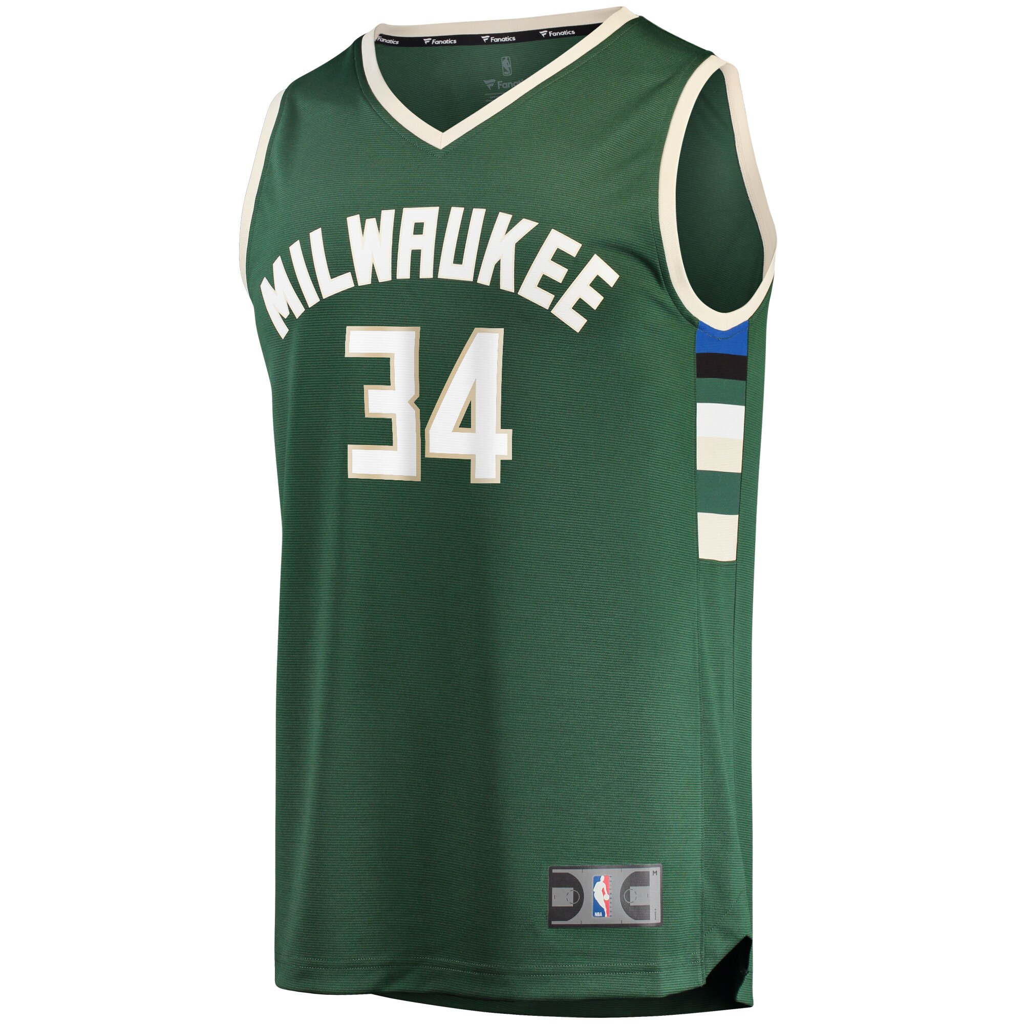 Giannis Antetokounmpo Milwaukee Bucks  Fast Break Replica Player Jersey - Icon Edition - Hunter Green