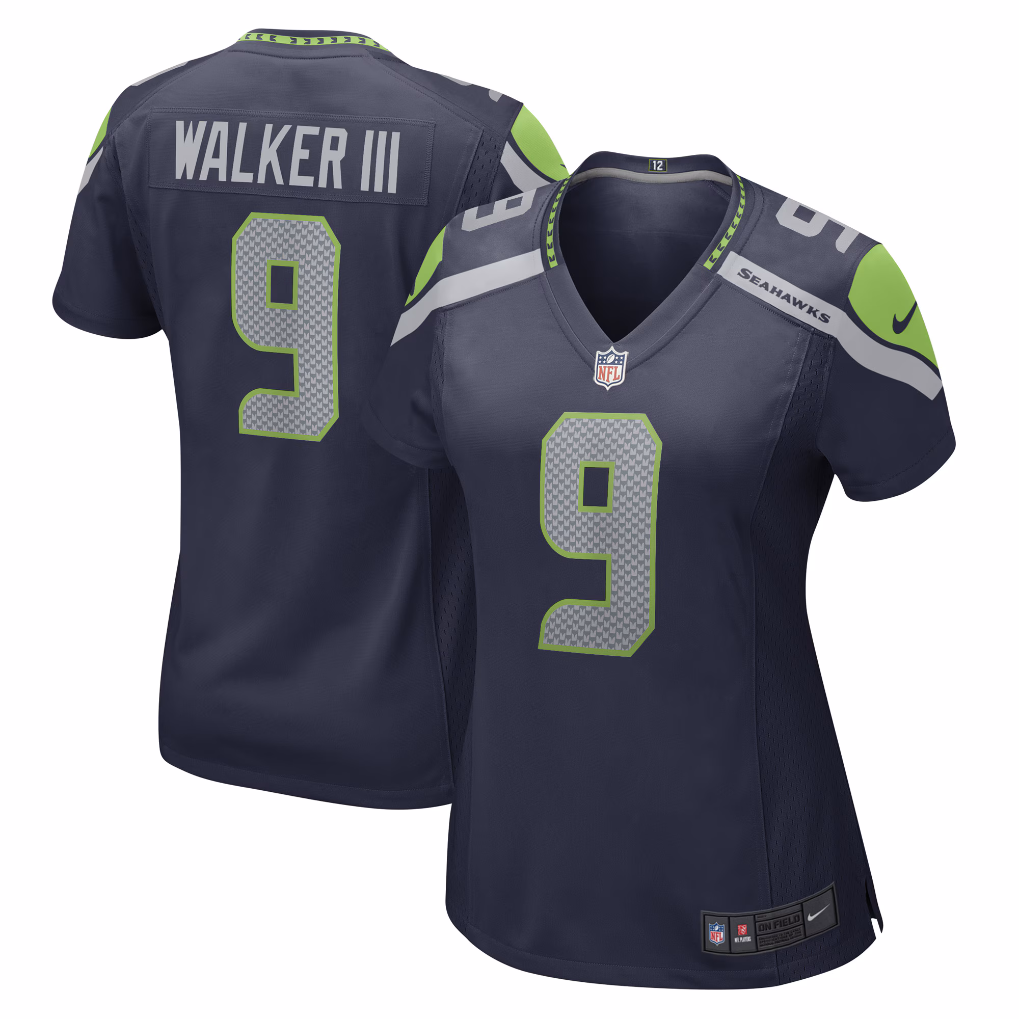 Kenneth Walker III Seattle Seahawks Women's Player Jersey - Navy