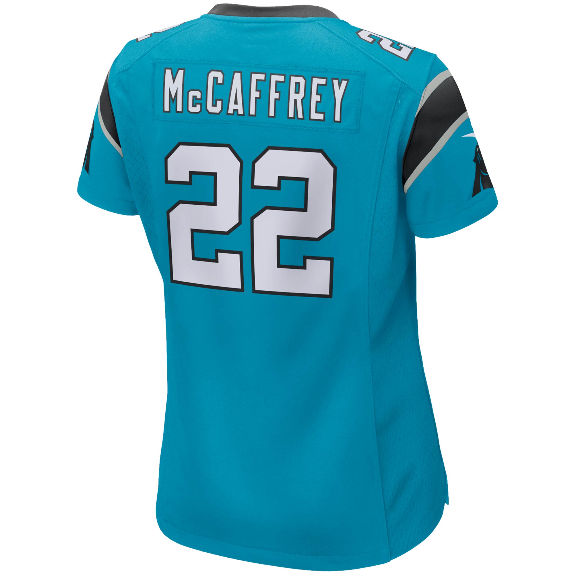 Christian McCaffrey Carolina Panthers  Women's Game Jersey - Blue