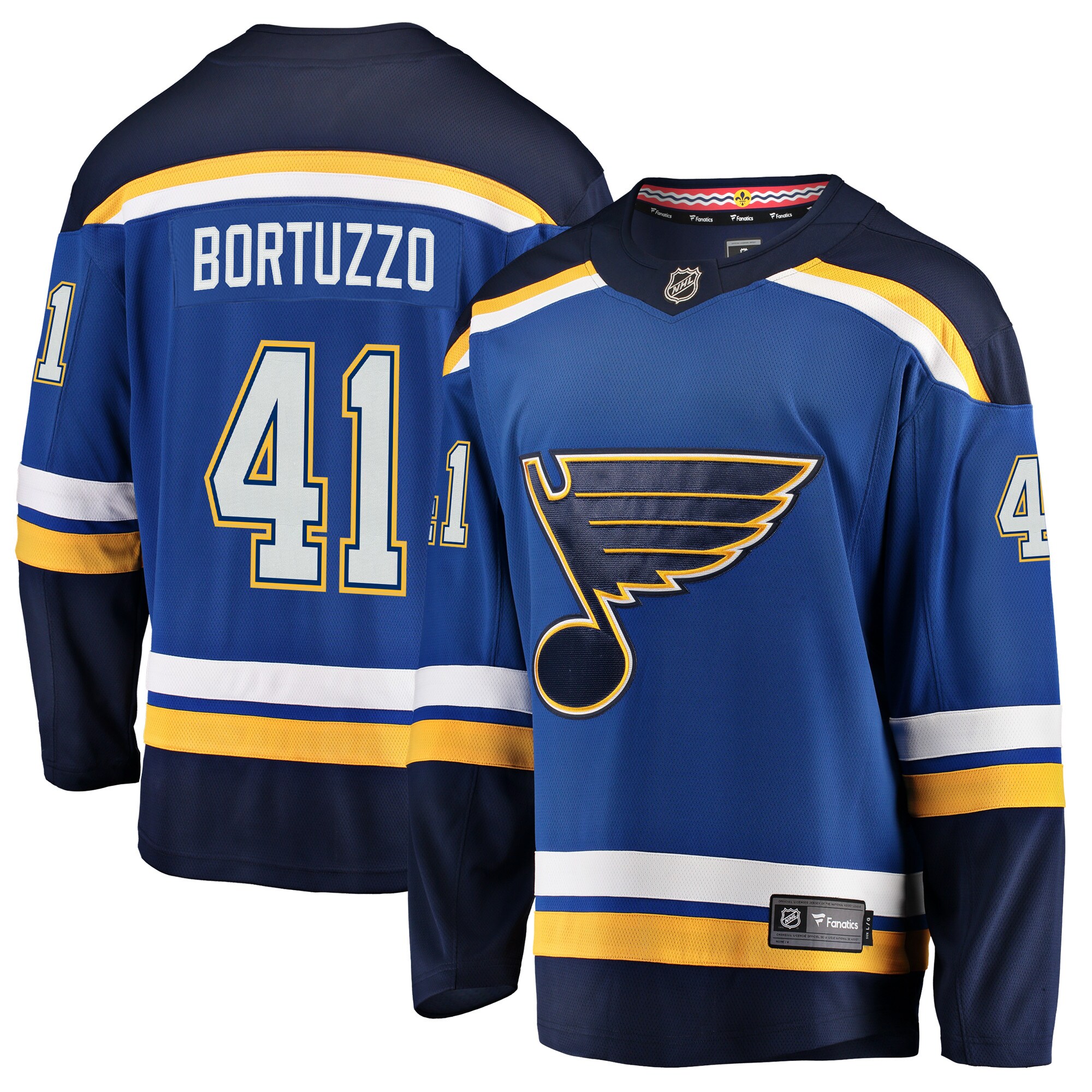 Robert Bortuzzo St.Louis Blues Breakaway Player Jersey - Blue