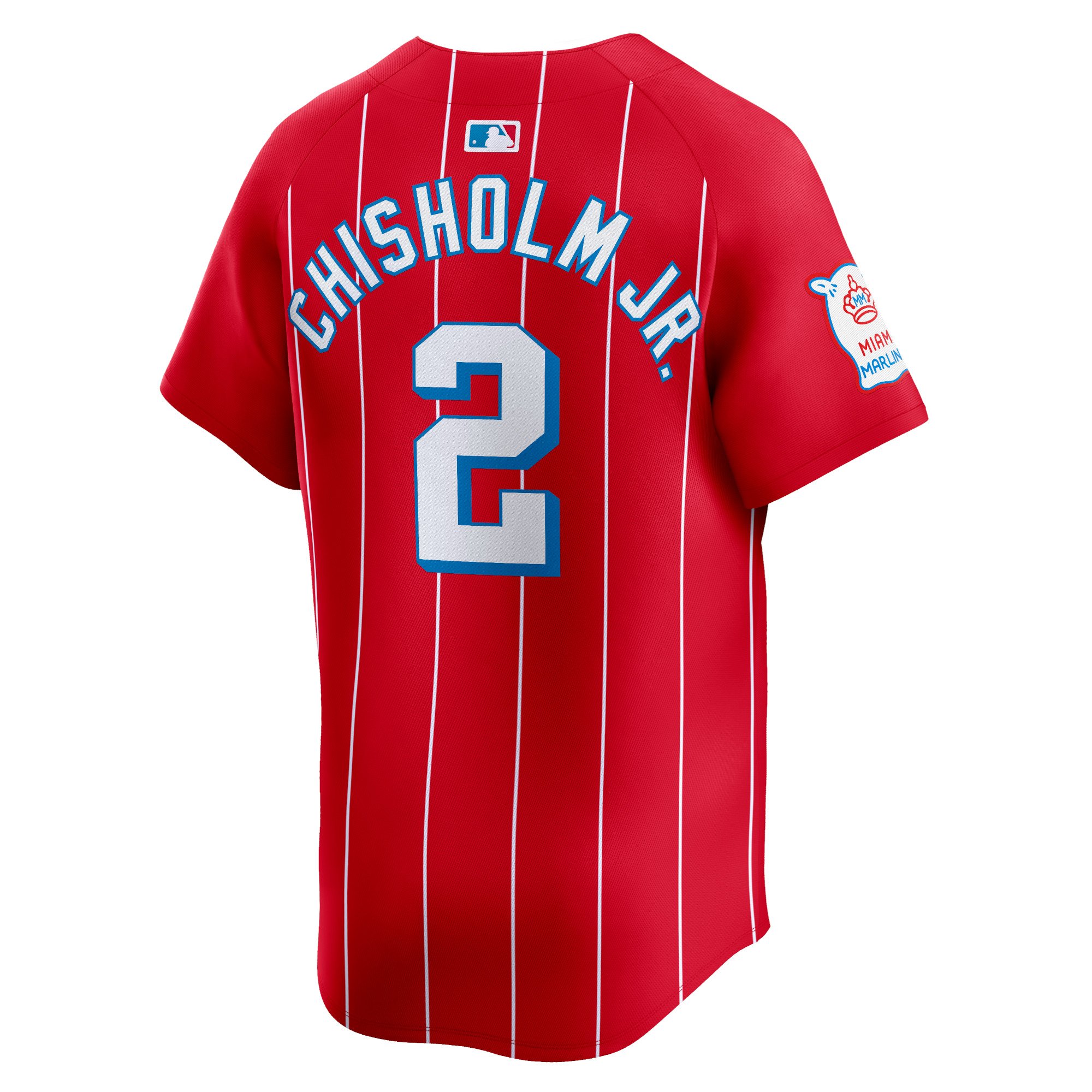 Men's Miami Marlins Jazz Chisholm Jr.  Red City Connect Limited Player Jersey