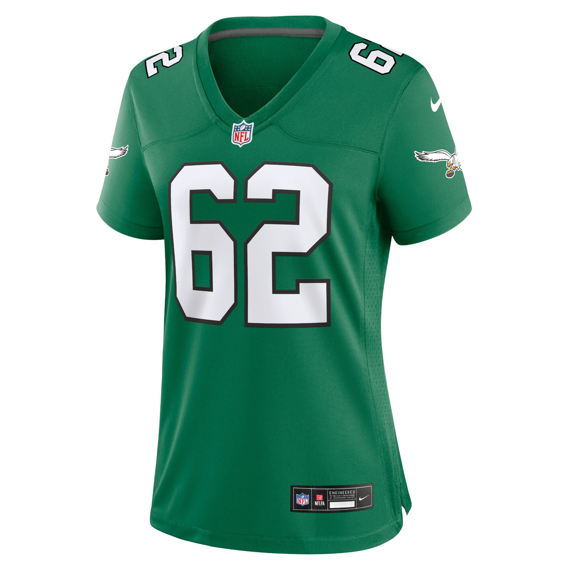 Jason Kelce Philadelphia Eagles Women's Team Game Jersey - Midnight Green