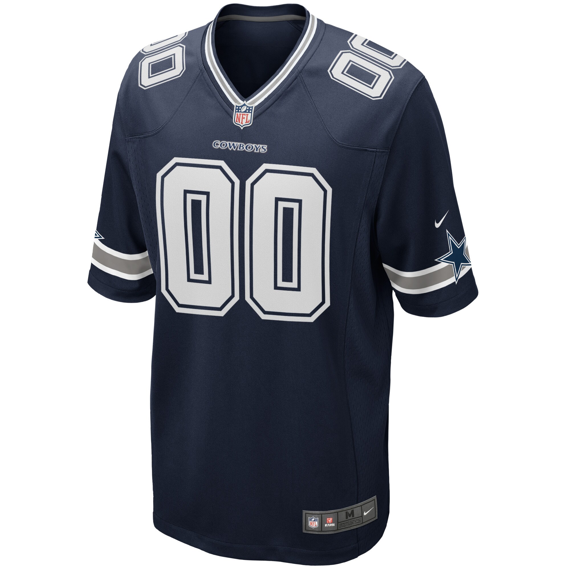 Dallas Cowboys  Custom Game Jersey - Navy