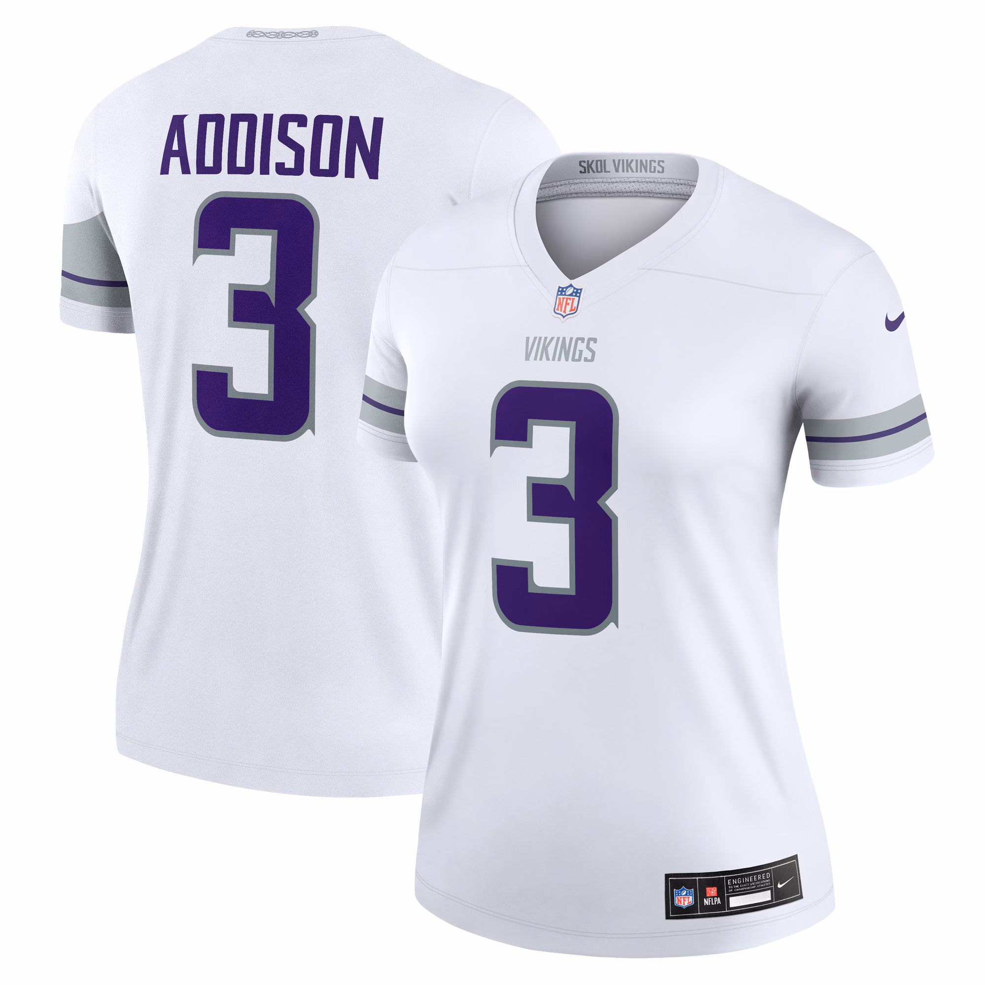 Addison Minnesota Vikings Women's Alternate Legend Jersey - White