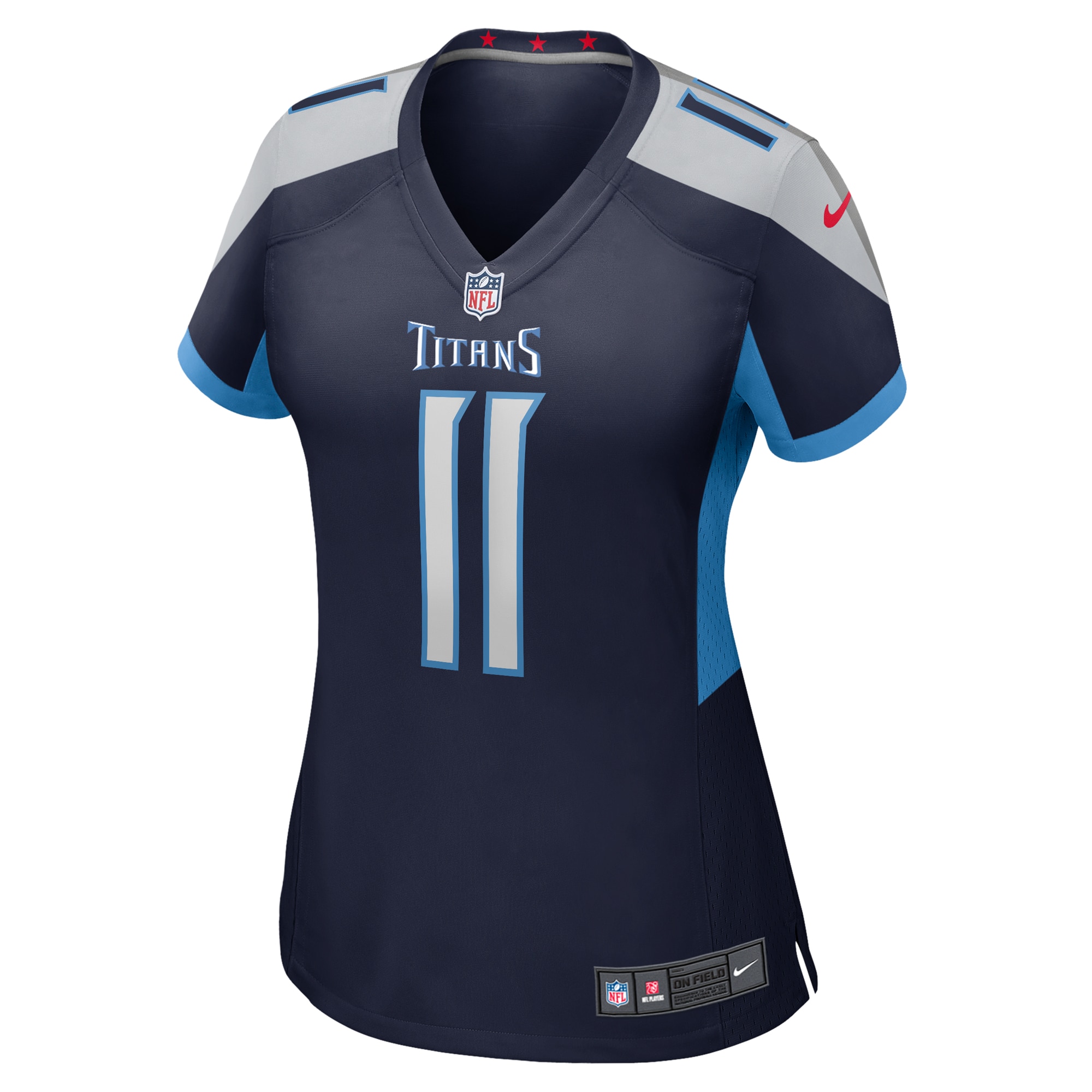 Chris Moore Tennessee Titans Women's  Game Jersey -  Navy