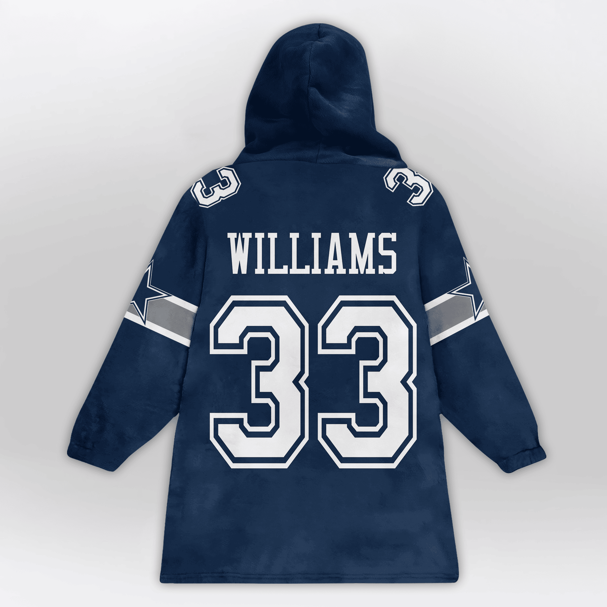 Adult J.W 33 Dalllas Football Unisex Blanket Hoodie