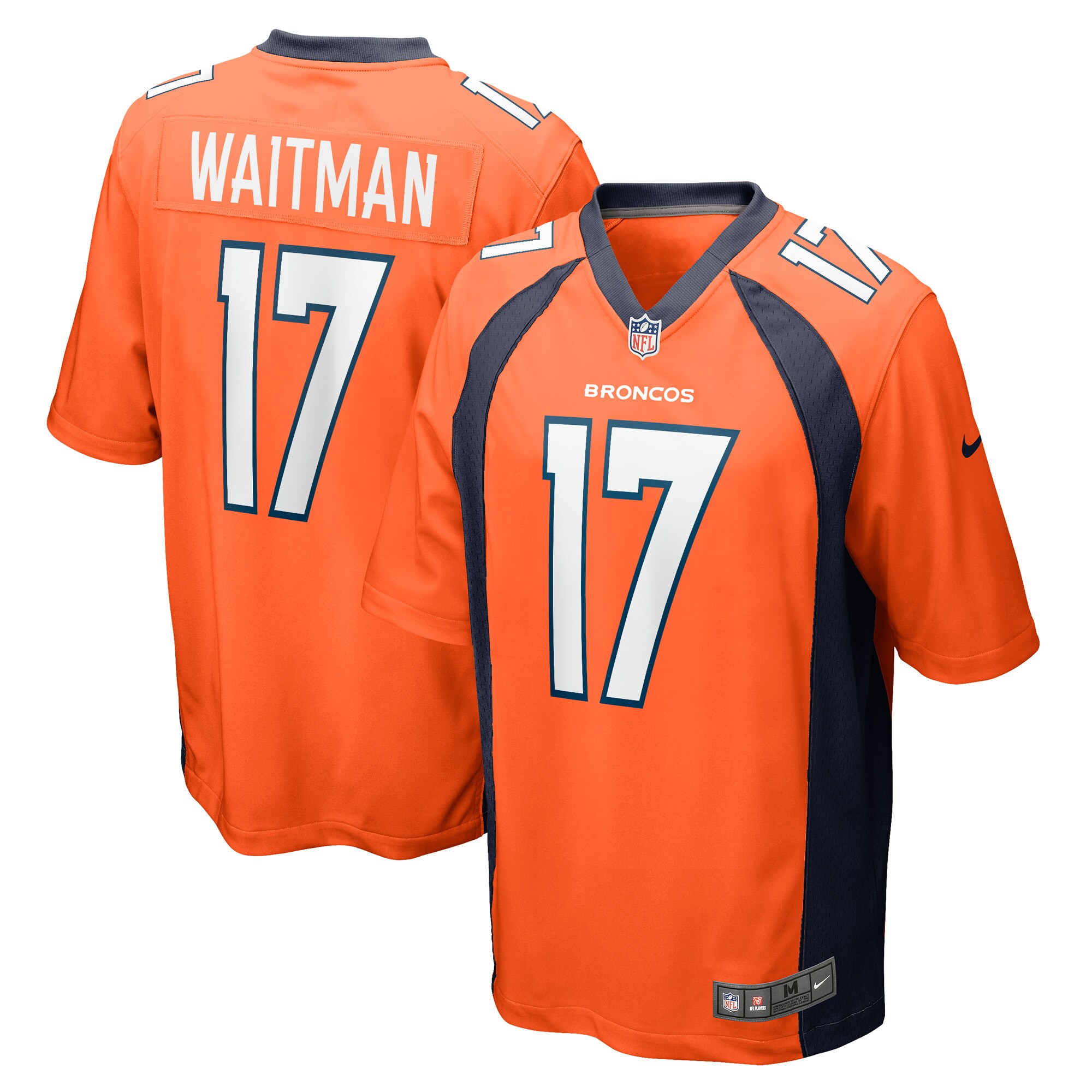 Corliss Waitman Denver Broncos  Game Player Jersey - Orange