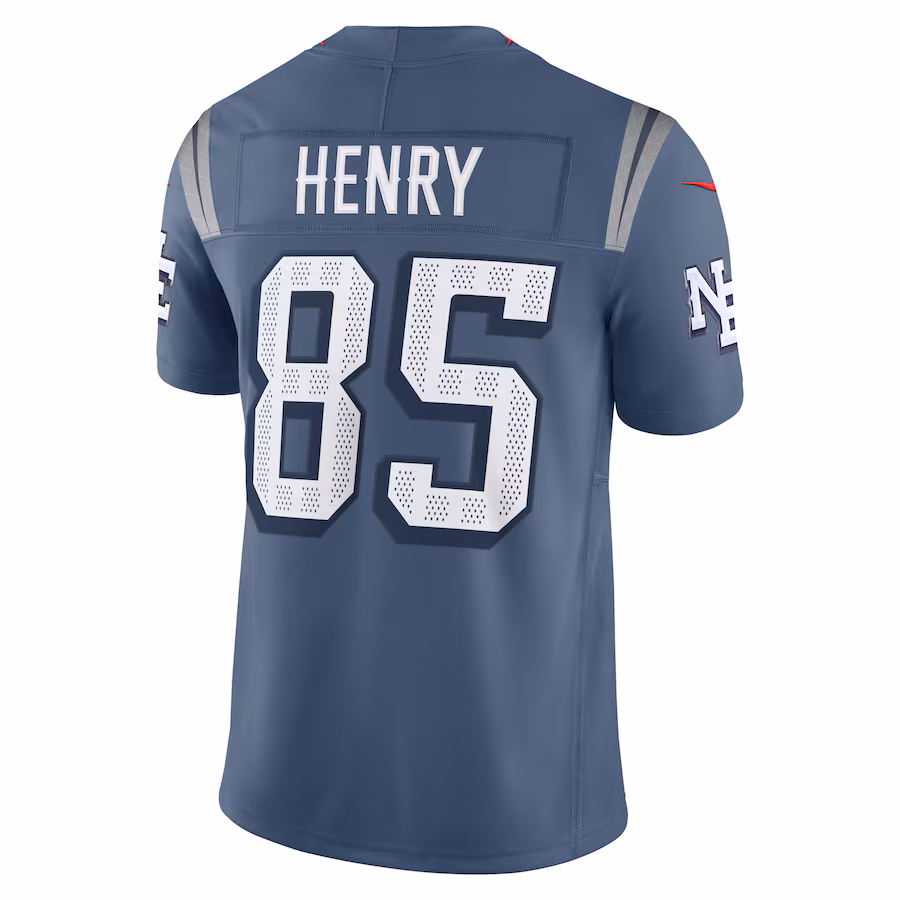 Hunter Henry #85 New England Patriots 2025 Rivalries Collection Limited Jersey - Storm Blue