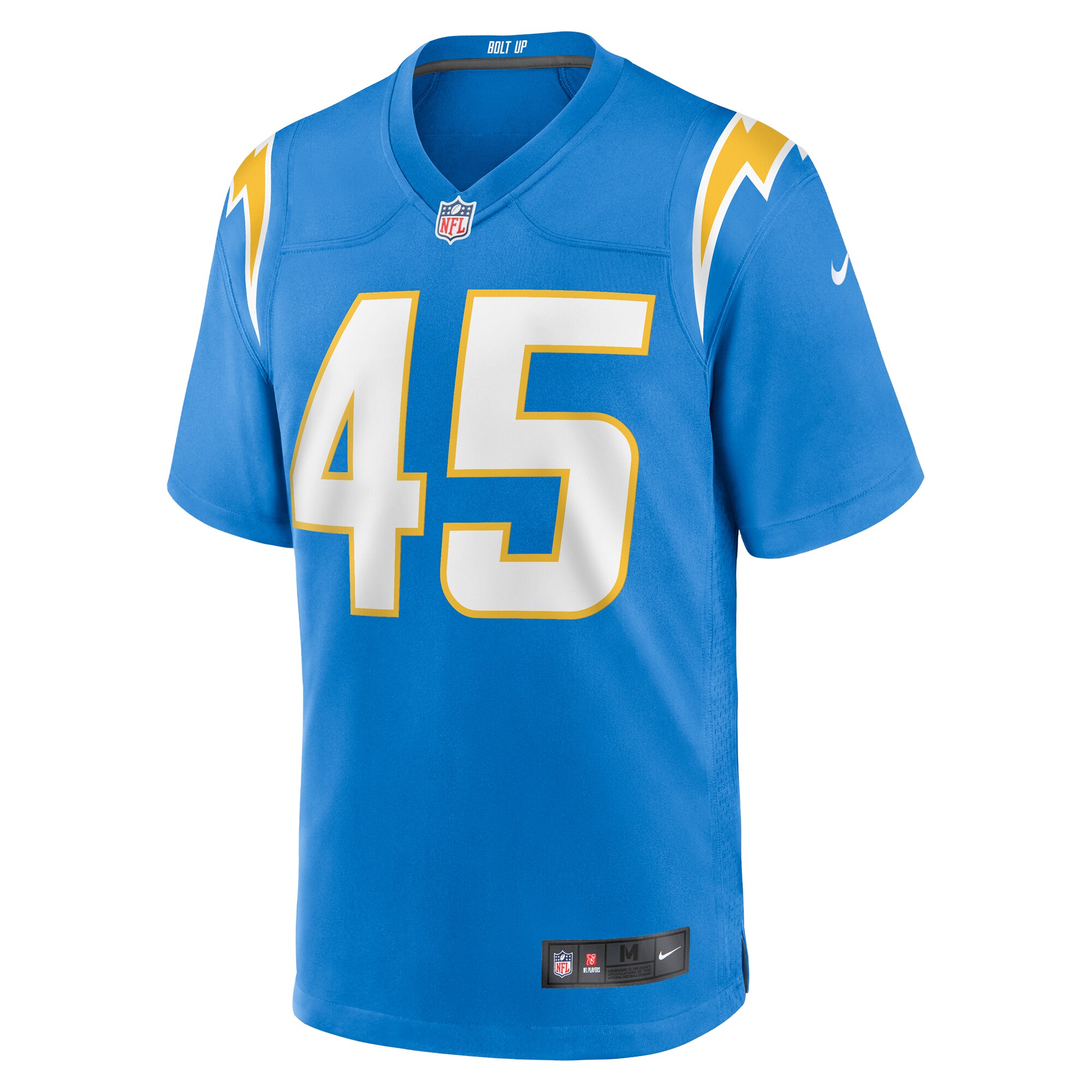 Jeremiah Attaochu Los Angeles Chargers  Home Game Player Jersey - Powder Blue
