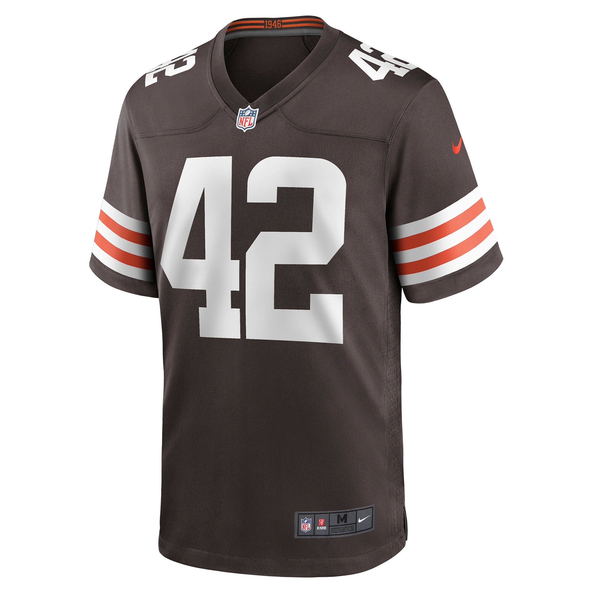 Tony Fields II Cleveland Browns  Game Jersey - Brown