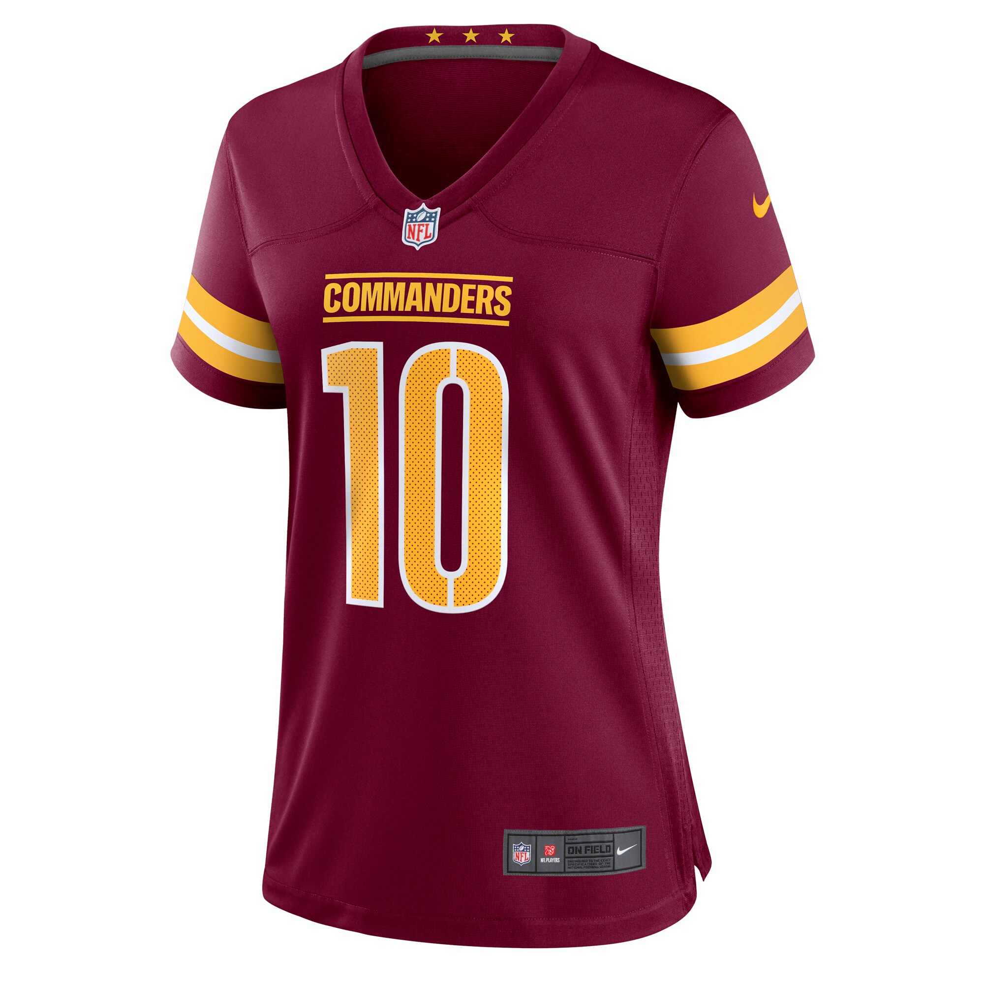 Kazmeir Allen Washington Commanders  Women's Team Game Jersey - Burgundy