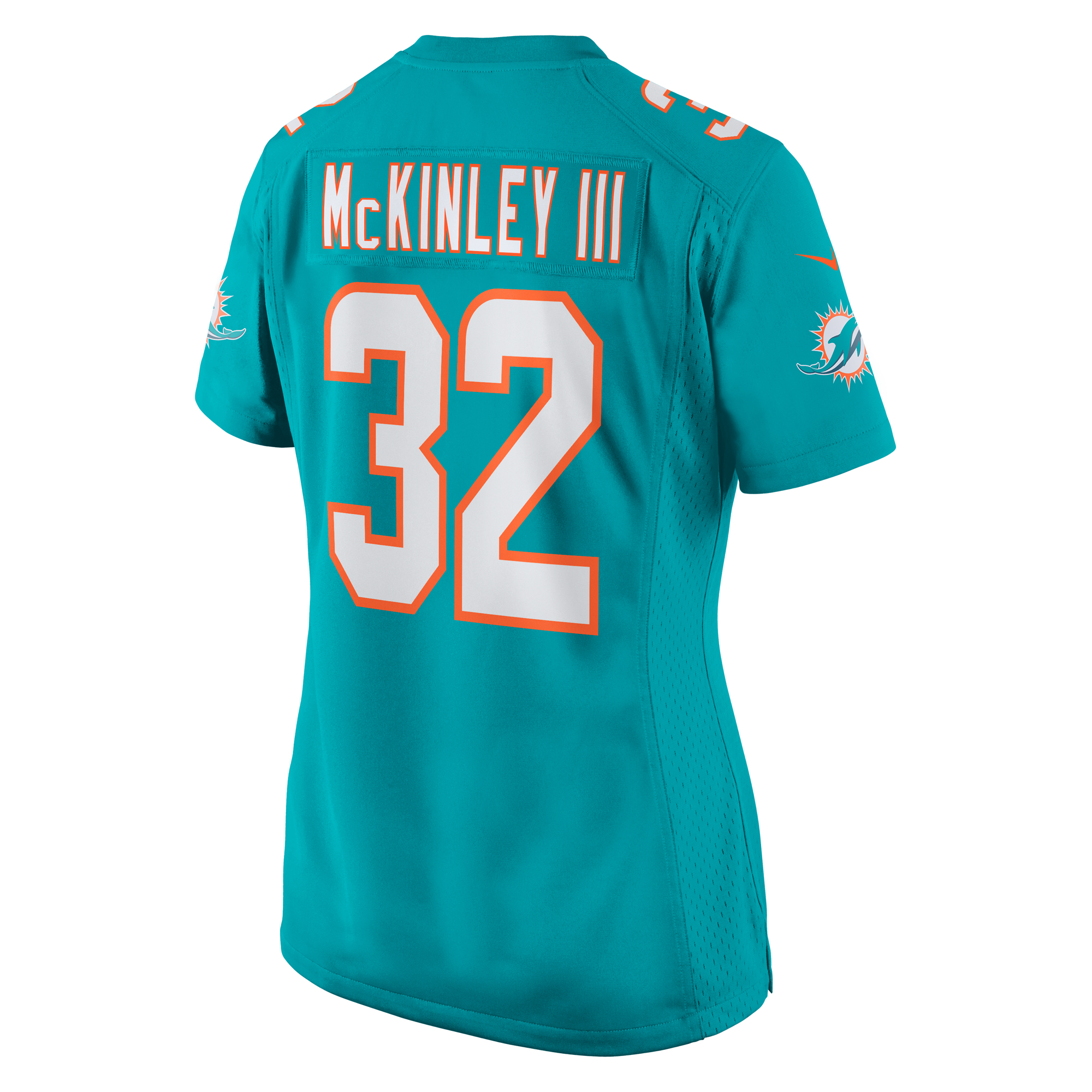 Verone McKinley III Miami Dolphins Women's Game Player Jersey - Aqua