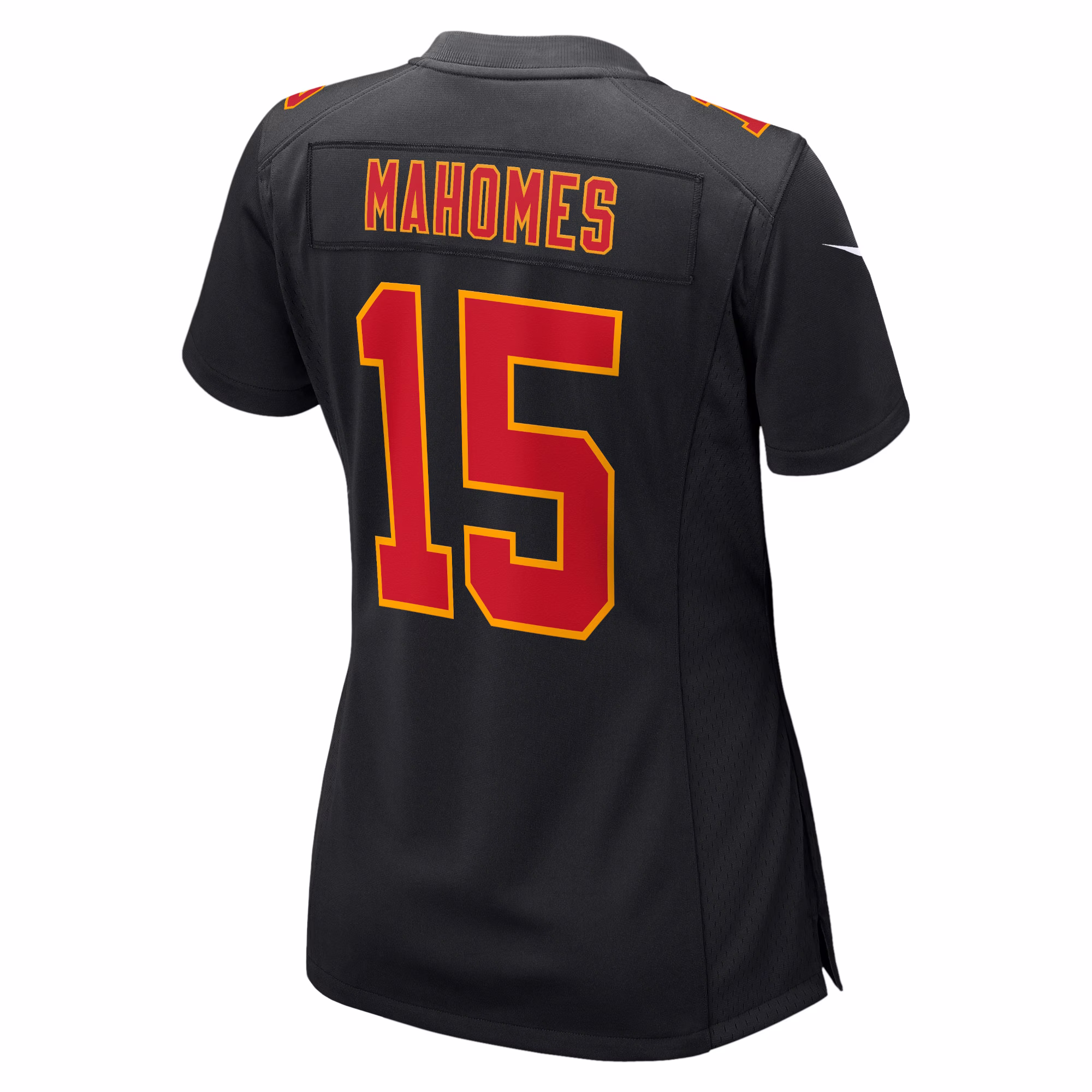 Patrick Mahomes Kansas City Chiefs  Women's 2023 Super Bowl LVIII Carbon Fashion Game Player Jersey - Black