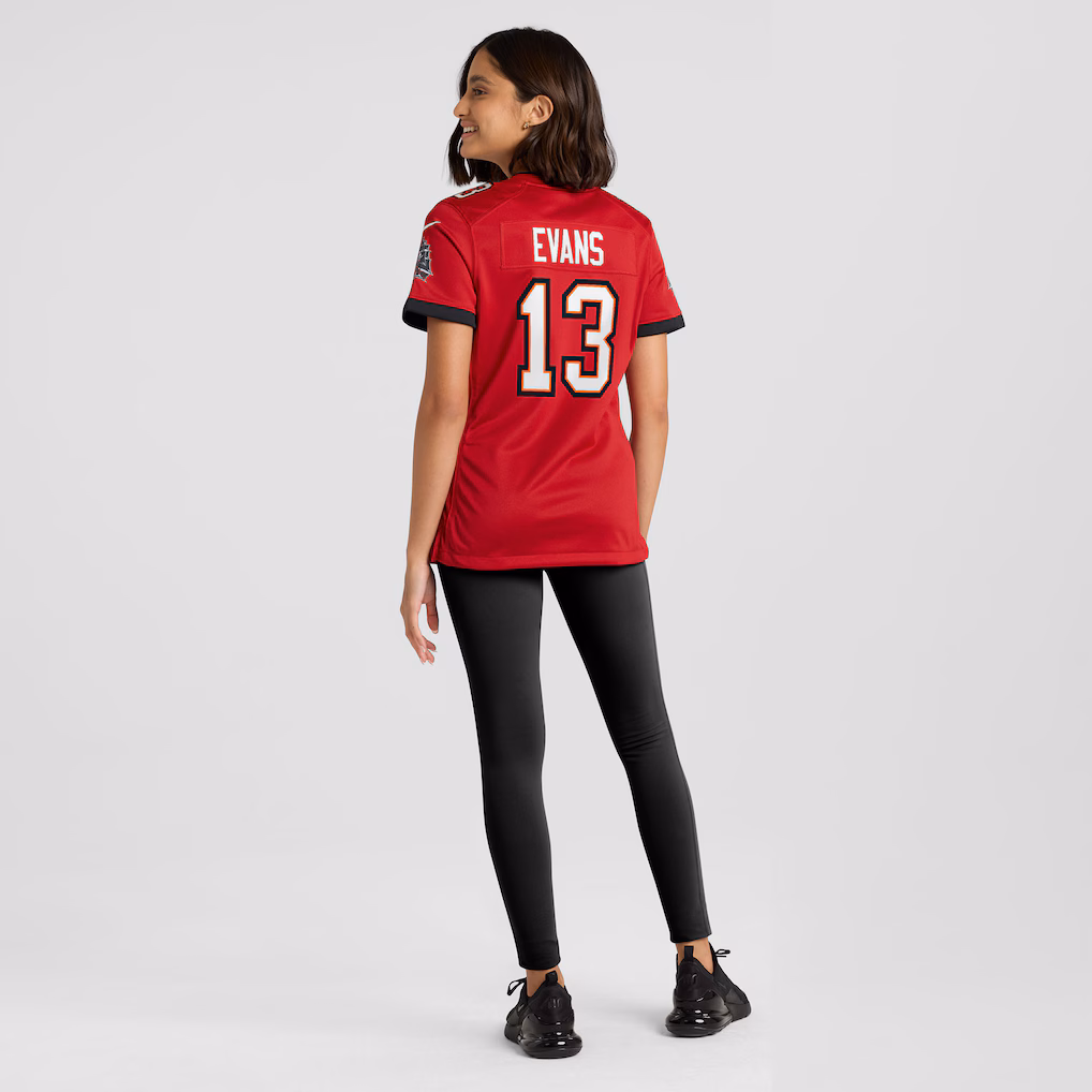 Mike Evans #13 Tampa Bay Buccaneers Women's 50th Season Team Game Jersey - Red
