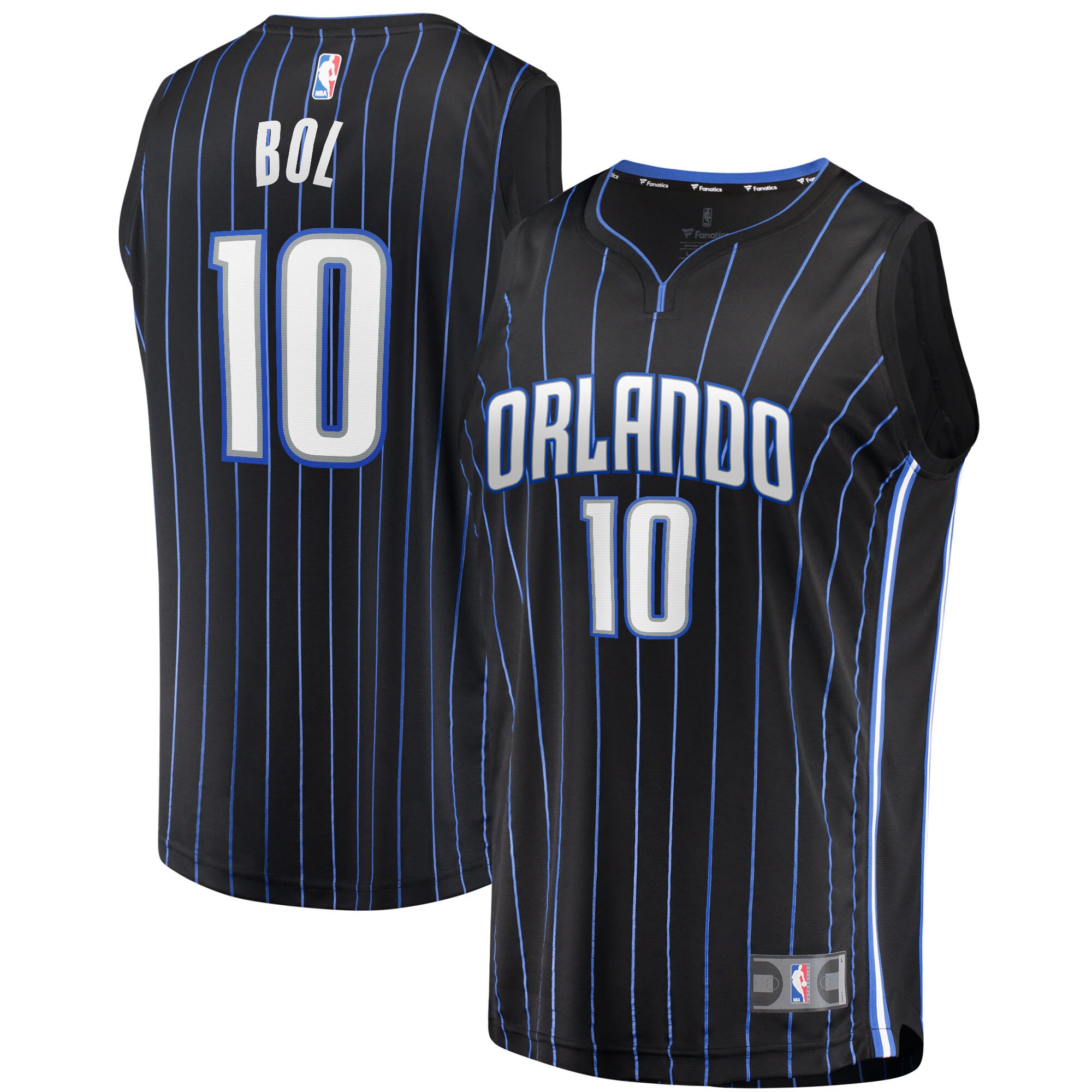Bol Bol Orlando Magic  2021/22 Fast Break Replica Jersey - Icon Edition - Black