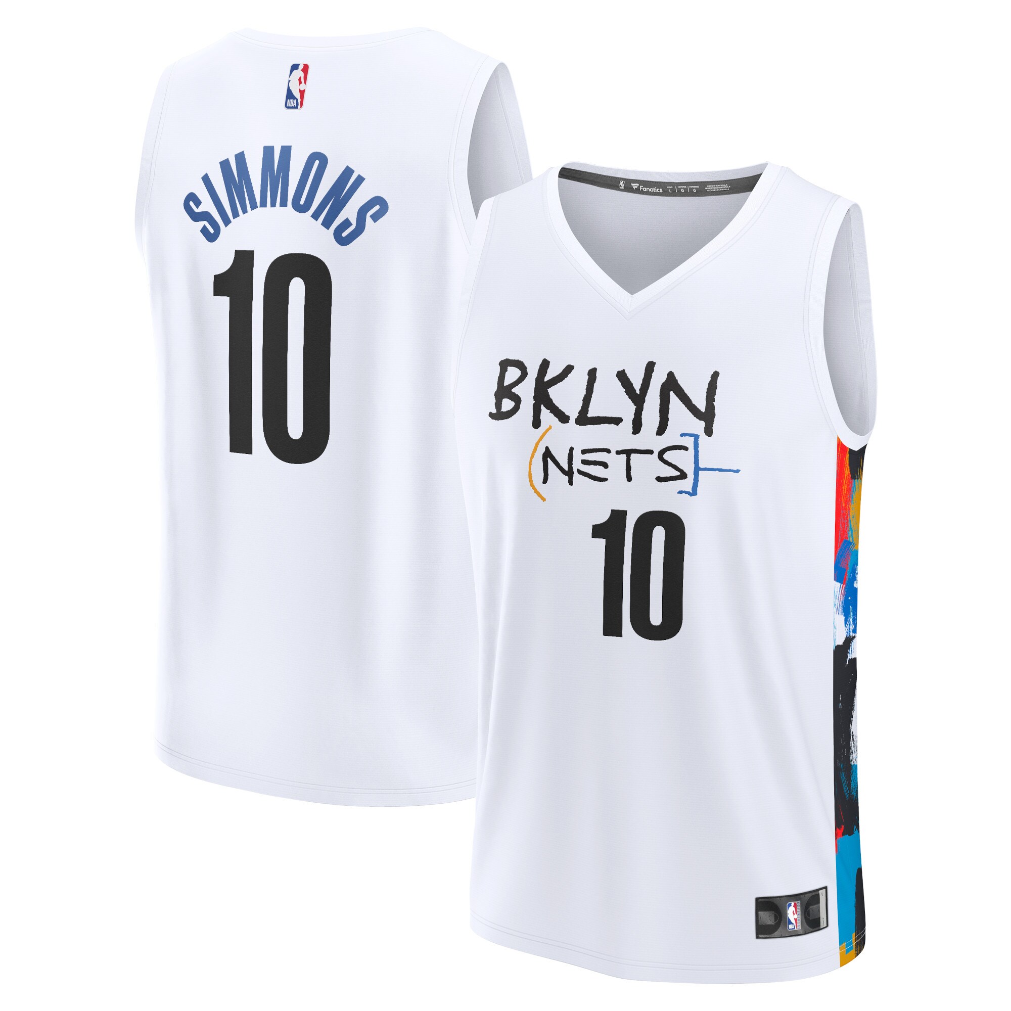 Ben Simmons Brooklyn Nets  2022/23 Fastbreak Jersey - City Edition - White