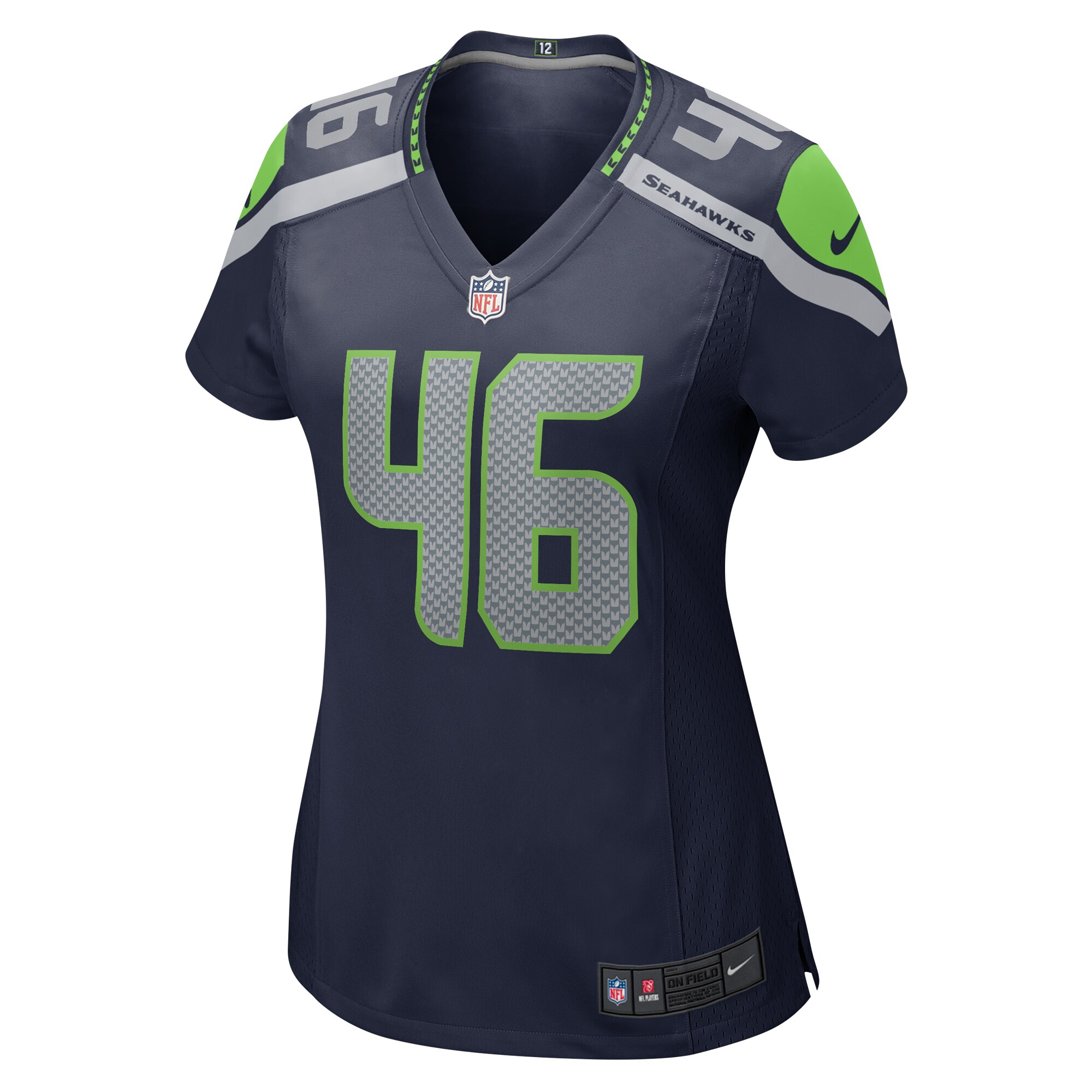 Carson Tinker Seattle Seahawks  Women's Home Game Player Jersey - College Navy