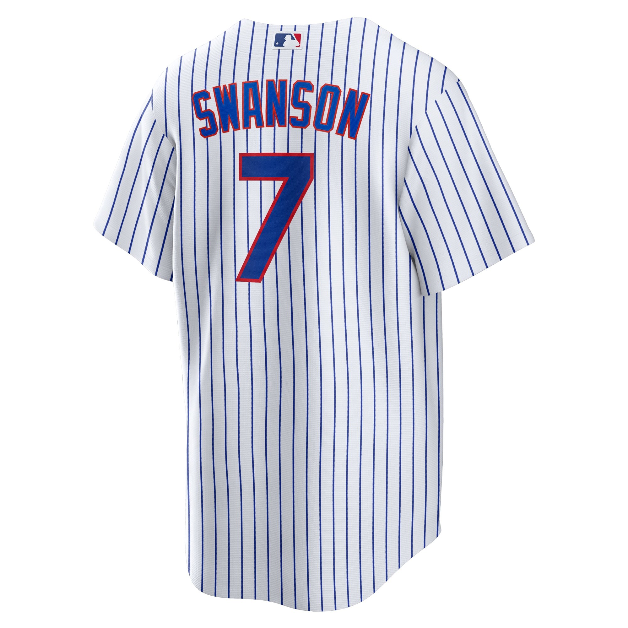 Men's Chicago Cubs Dansby Swanson  White Replica Player Jersey