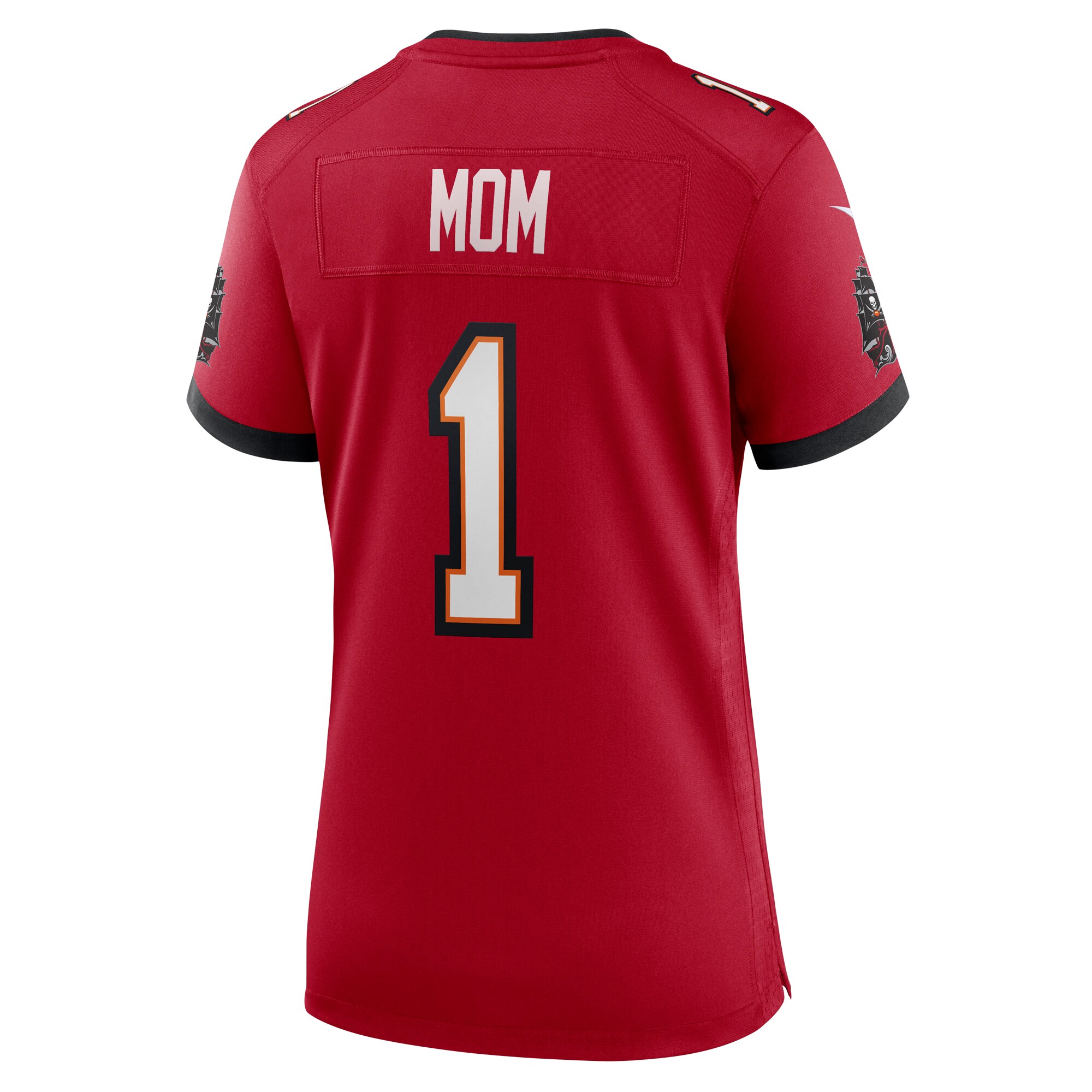 Number 1 Mom Tampa Bay Buccaneers  Women's Game Jersey - Red