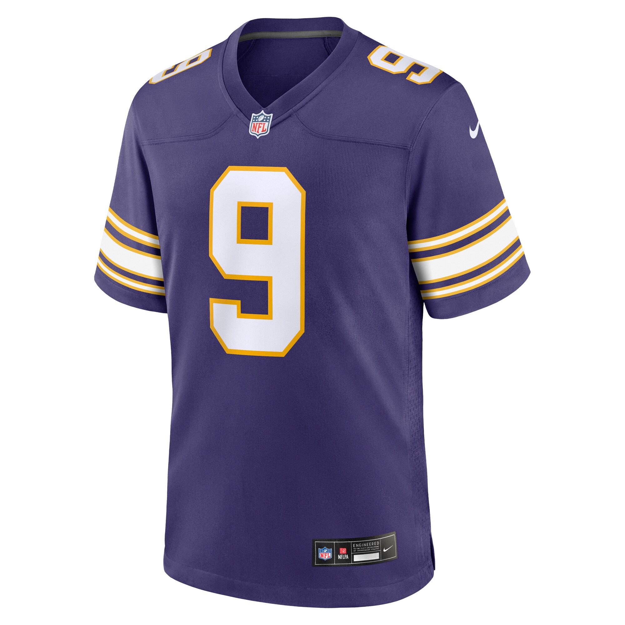 J.J. McCarthy Minnesota Vikings Game Jersey -  White