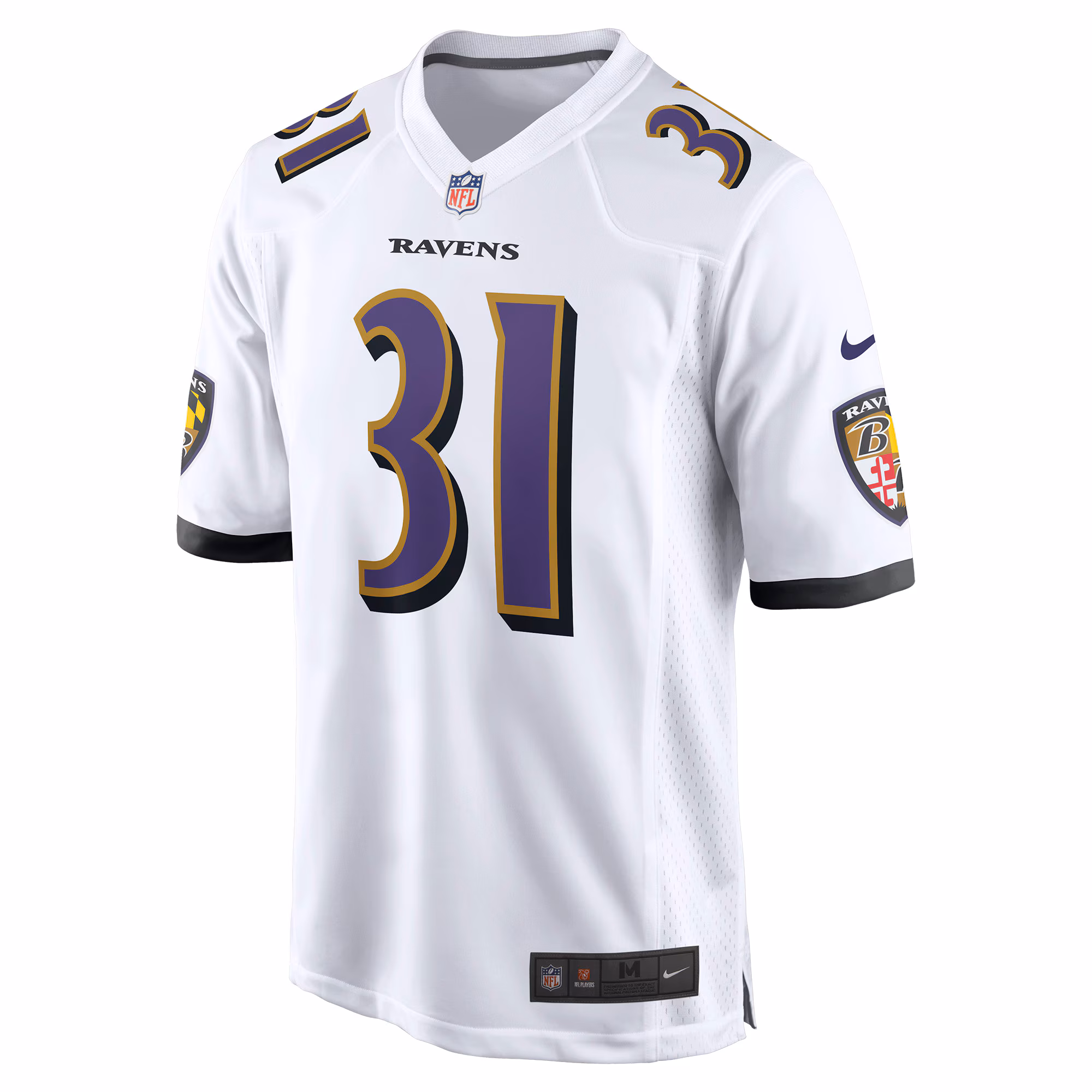 Jamal Lewis Baltimore Ravens Retired Player Game Jersey - White