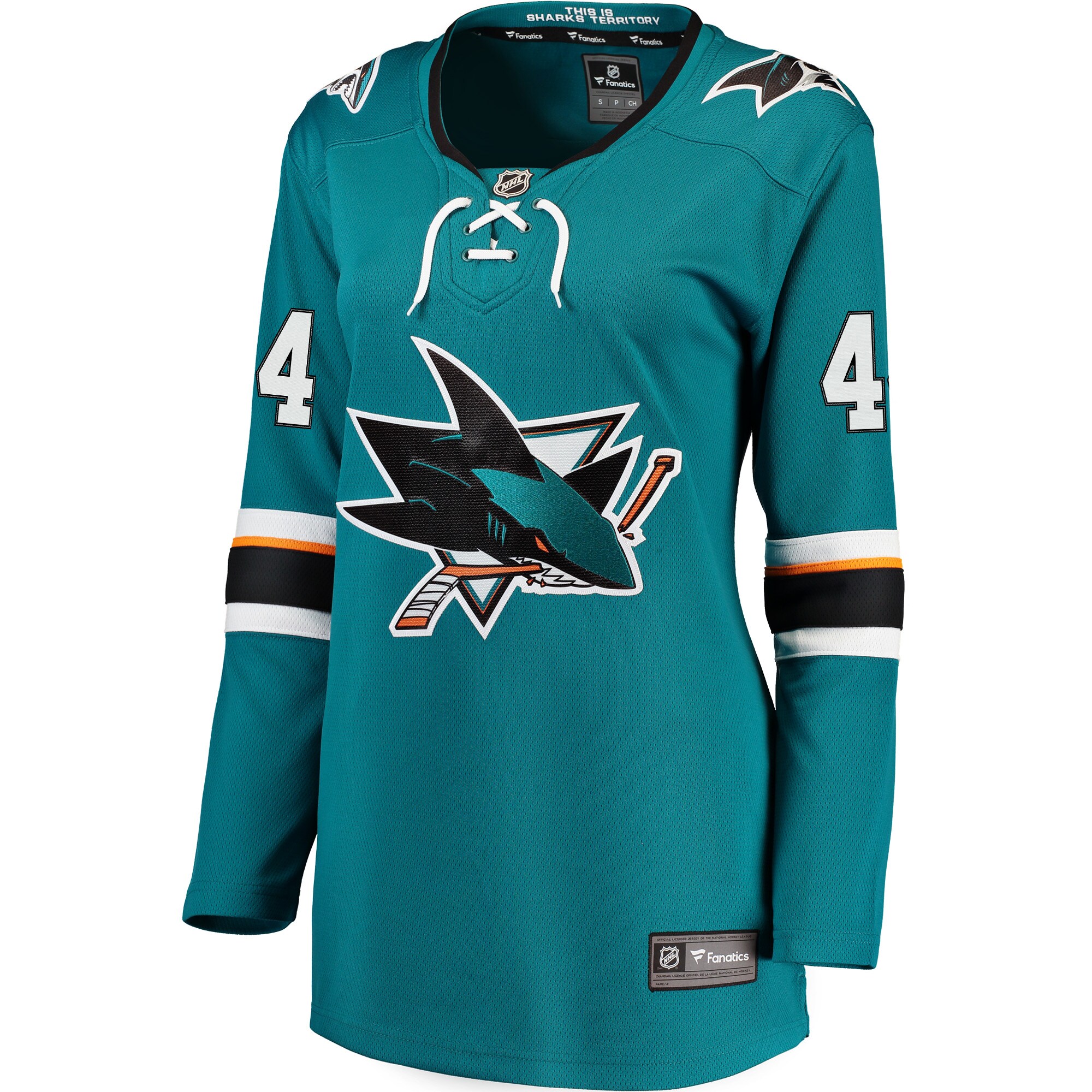 Marc-Edouard Vlasic San Jose Sharks Women's Breakaway Jersey - Teal