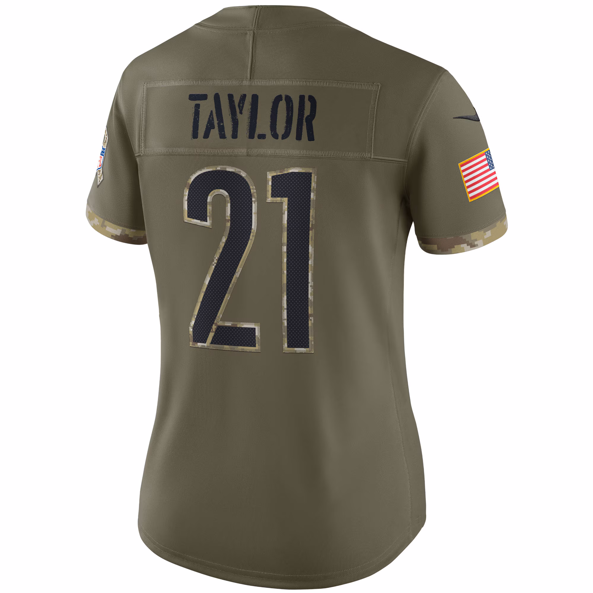 Sean Taylor Washington Commanders Women's 2022 Salute To Service Retired Player Limited Jersey - Olive