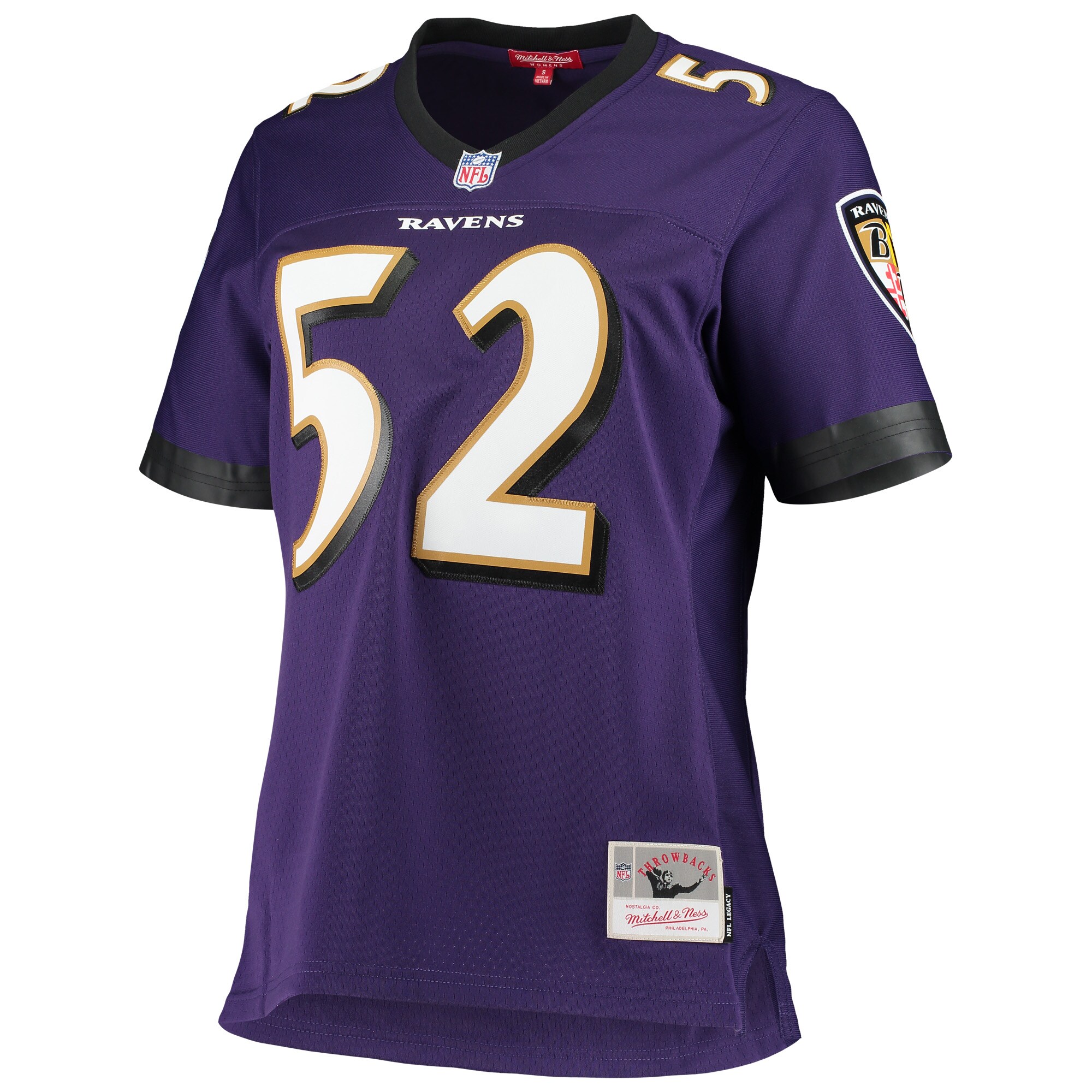 Ray Lewis Baltimore Ravens  Women's Legacy Replica Team Jersey - Purple