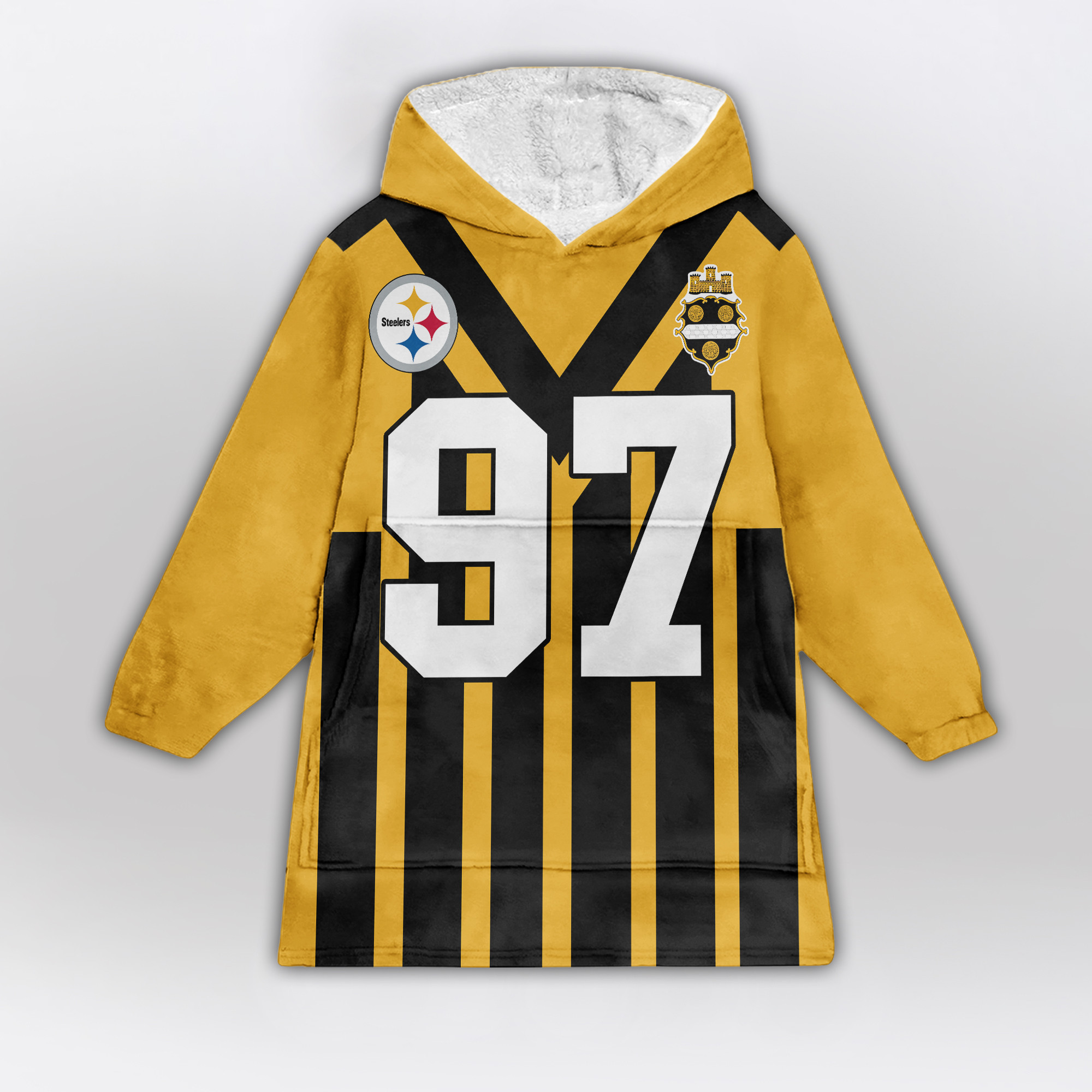 Kid 97 Pittsburgh Football Unisex Blanket Hoodie