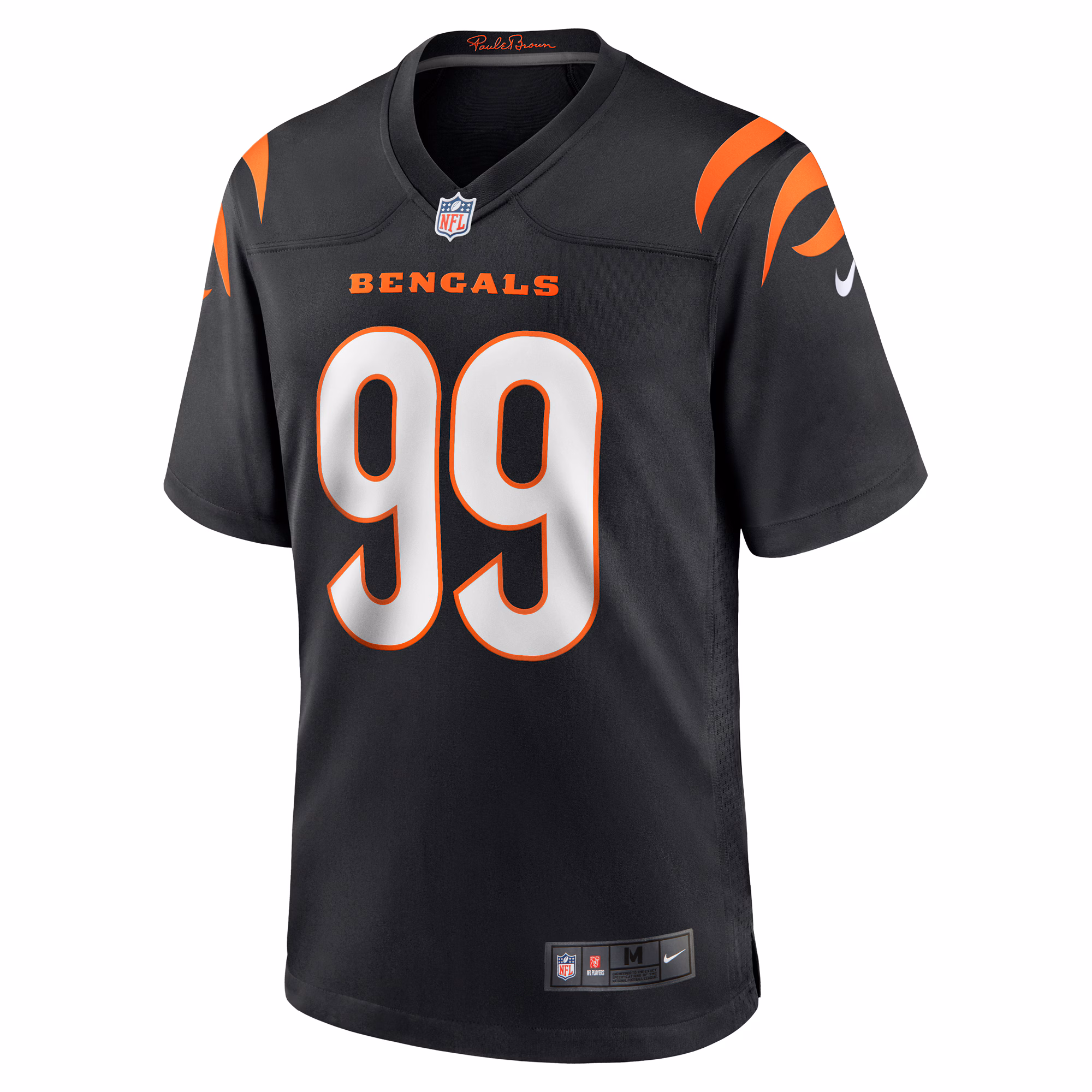 Myles Murphy Cincinnati Bengals 2023 NFL Draft First Round Pick Game Jersey - Black