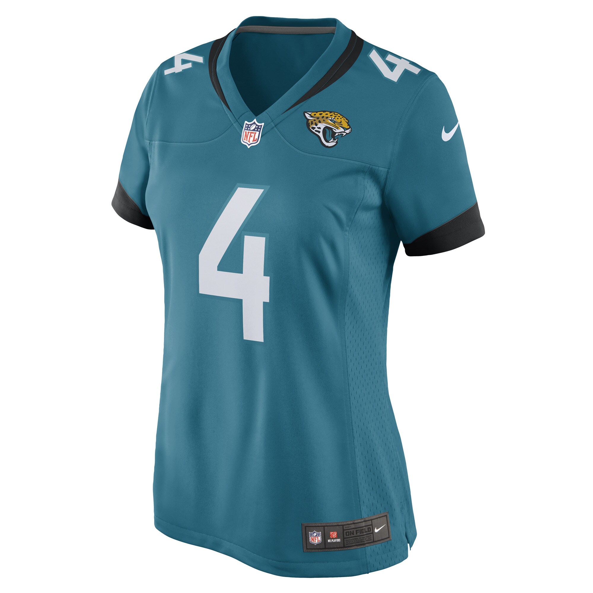 E.J. Perry Jacksonville Jaguars  Women's Game Player Jersey - Teal
