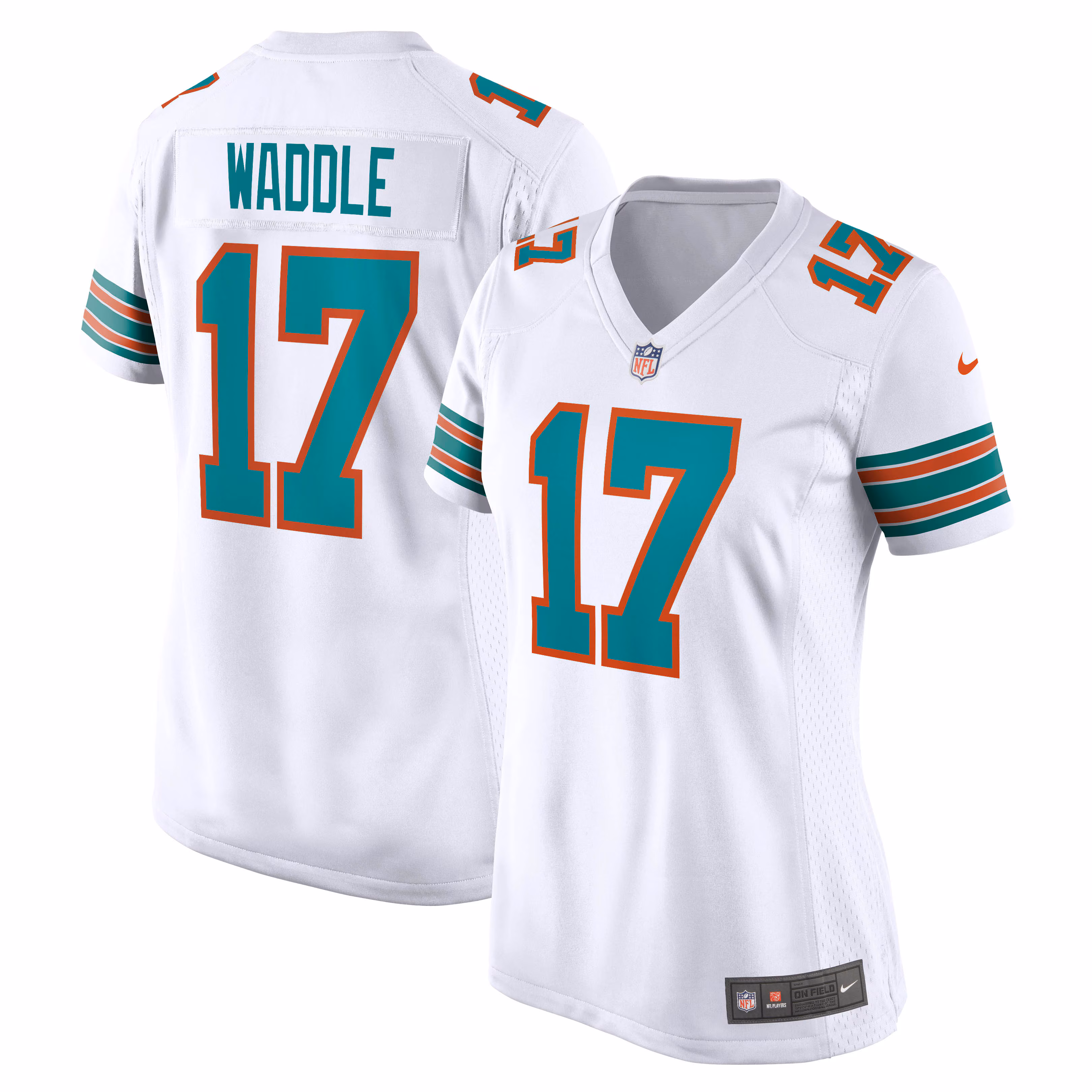 Jaylen Waddle Miami Dolphins Women's Game Jersey - White