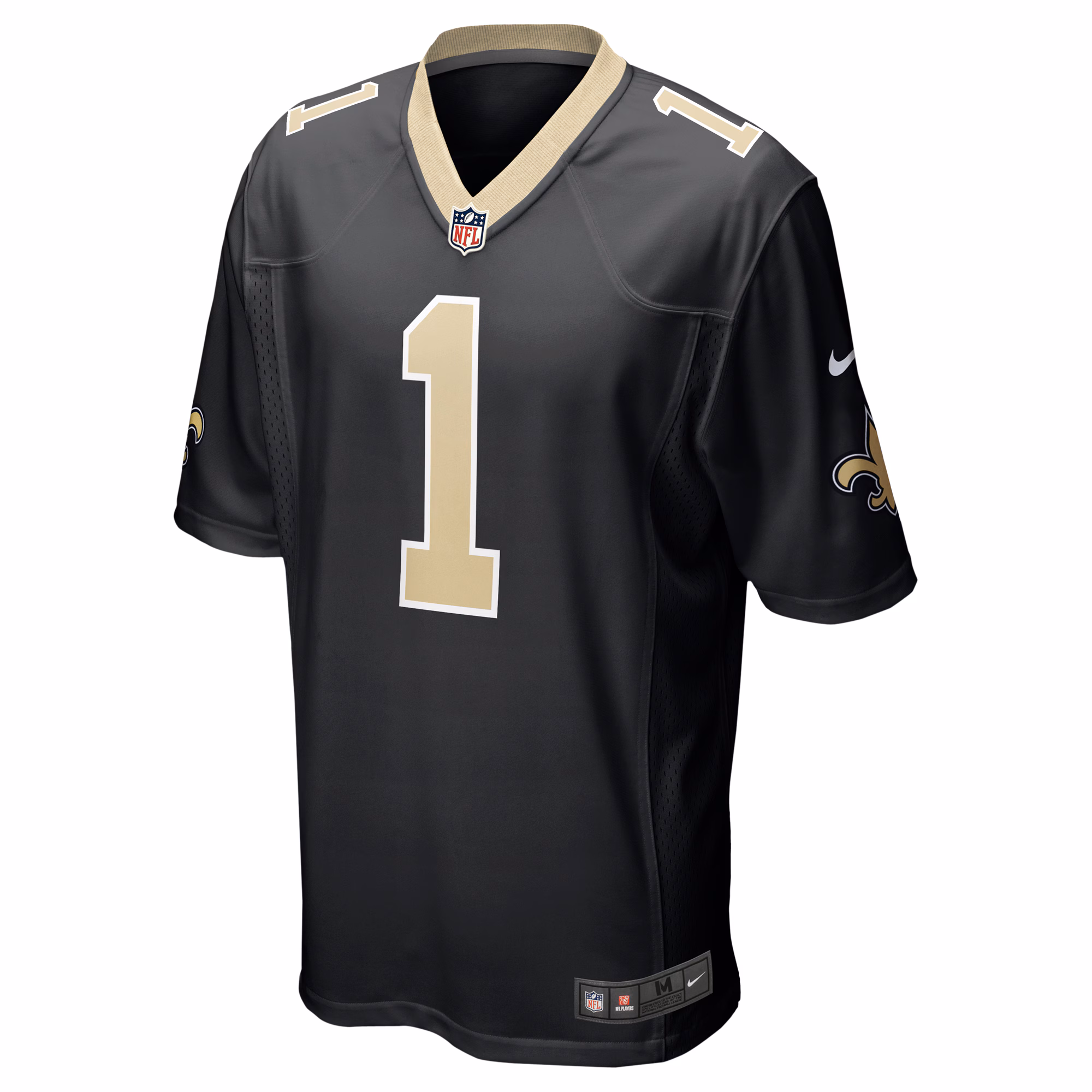 Number 1 Dad New Orleans Saints Game Jersey - Black