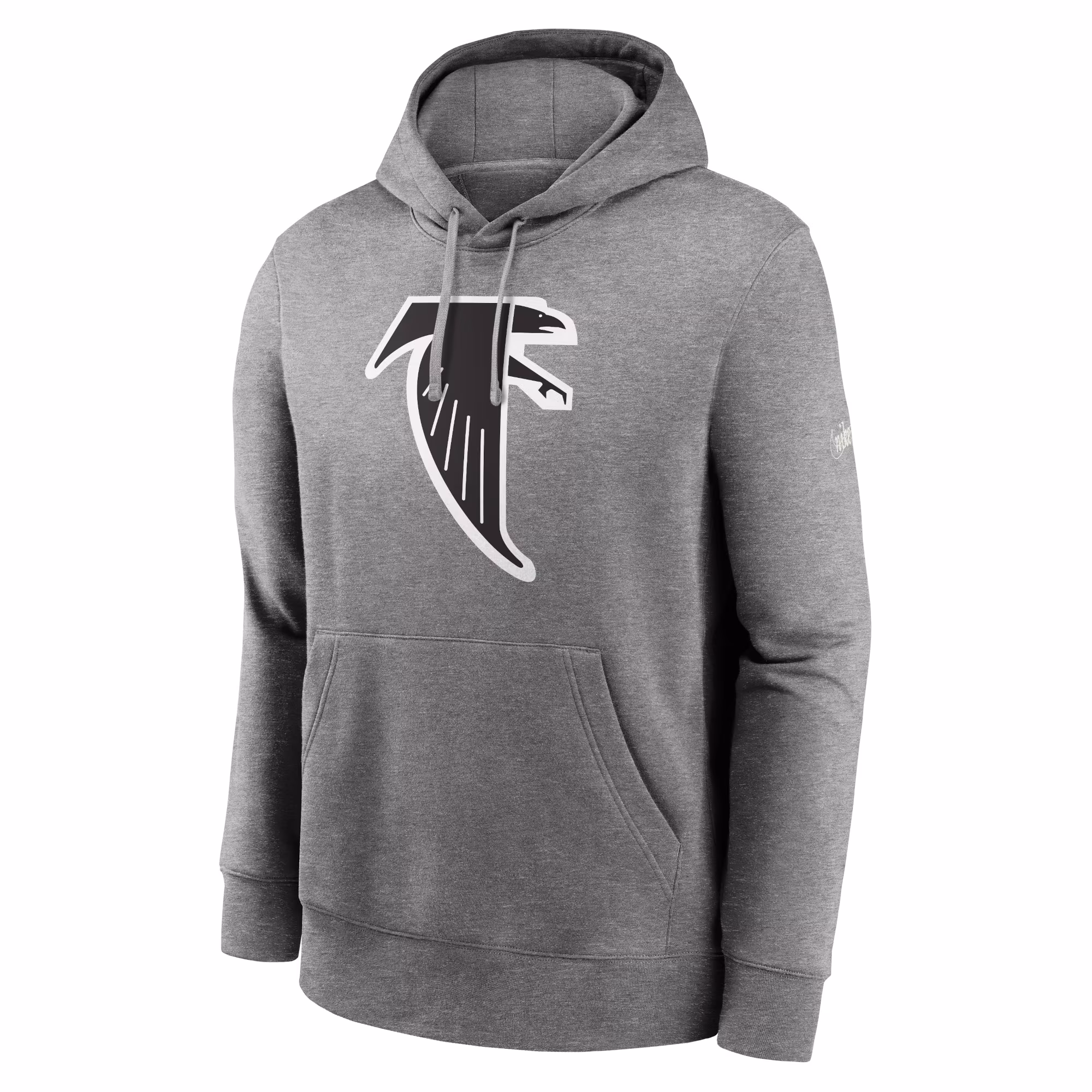 Atlanta Falcons Rewind Club Fleece Pullover Hoodie - Heathered Gray