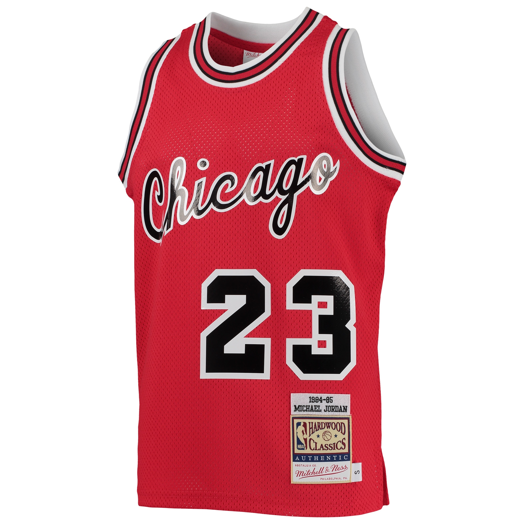 Michael  Chicago Bulls Mitchell & Ness Youth 1984-85 Hardwood Classics Authentic Jersey - Red