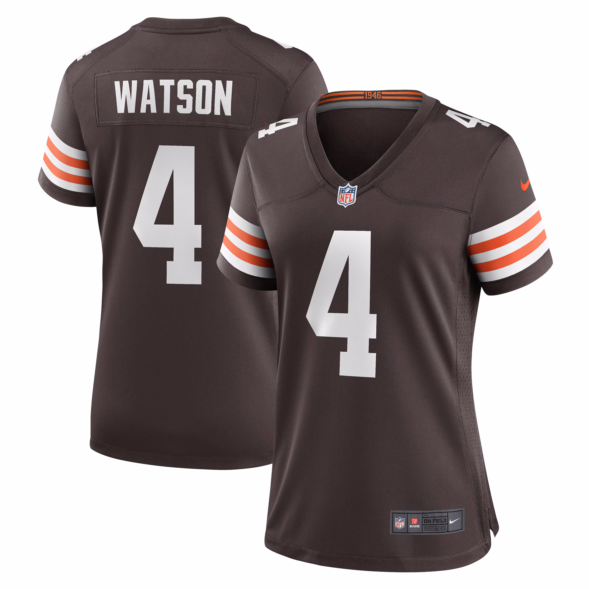 Deshaun Watson Cleveland Browns Women's Player Jersey - Brown
