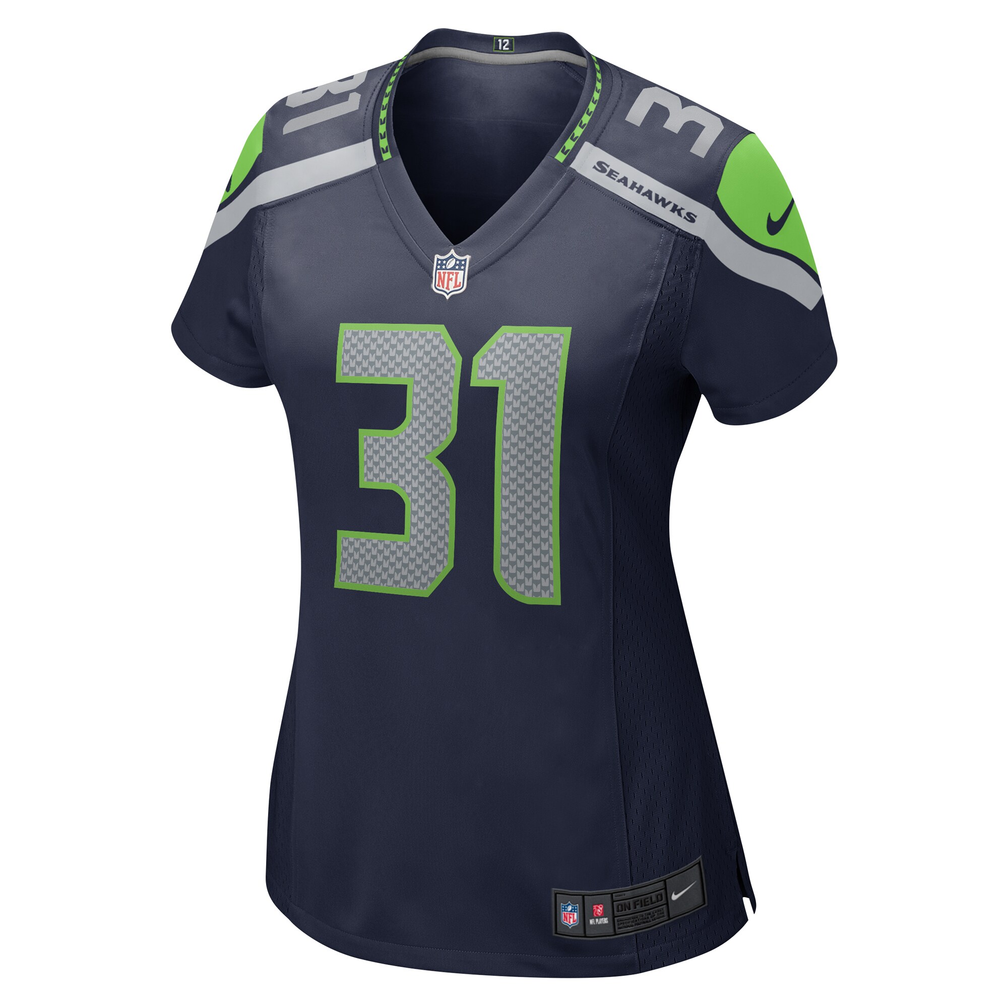 DeeJay Dallas Seattle Seahawks  Women's Game Jersey - College Navy