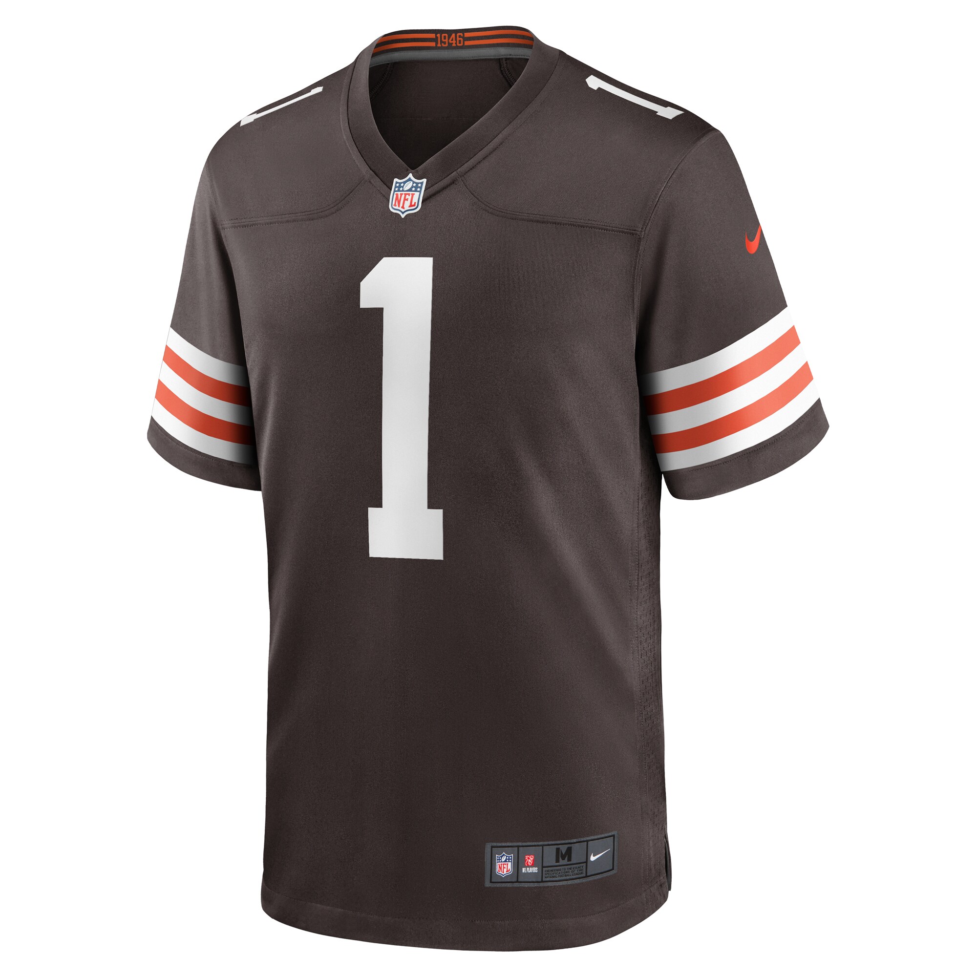 Juan Thornhill Cleveland Browns Game Player Jersey - Brown