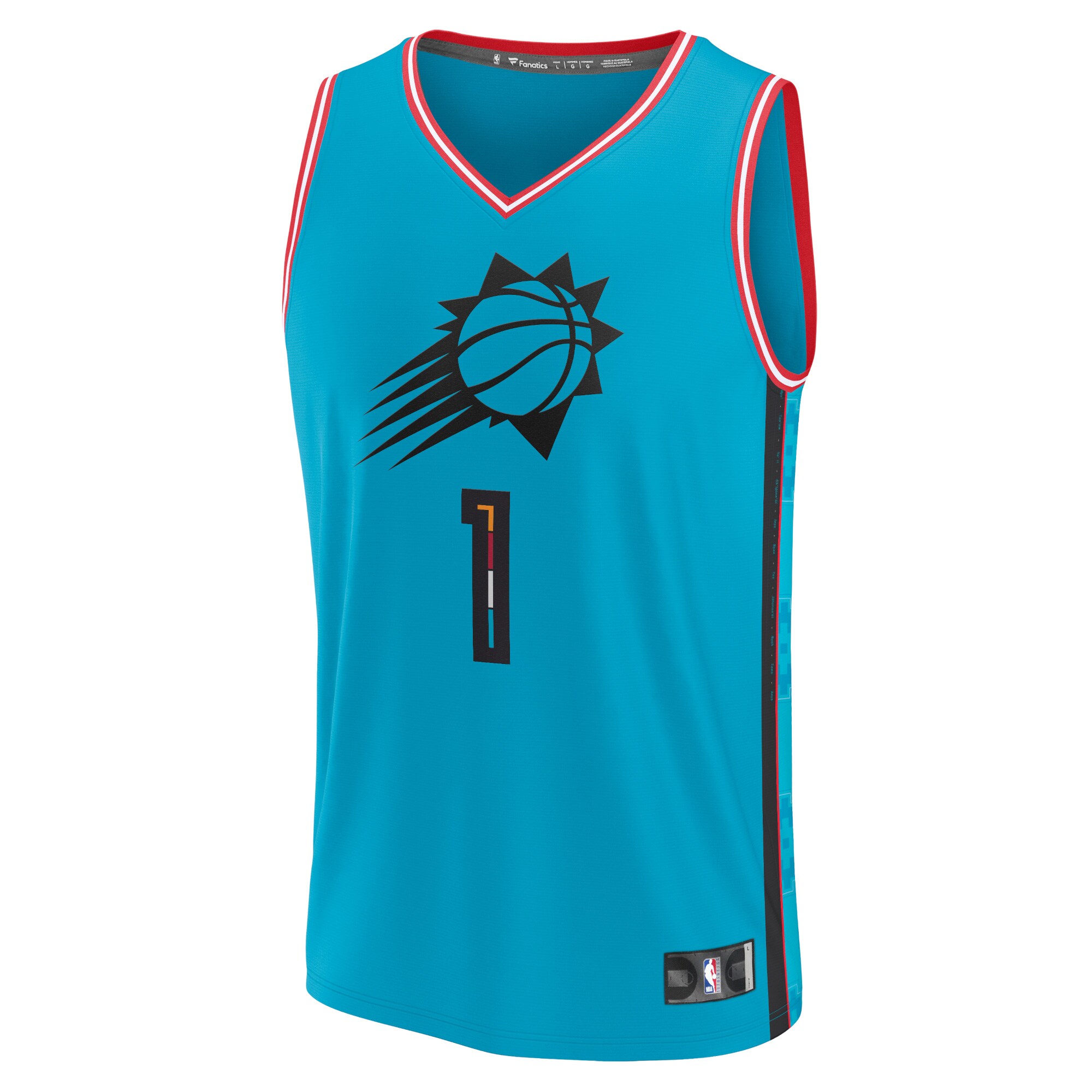 Devin Booker Phoenix Suns  Youth 2022/23 Fastbreak Jersey - City Edition - Turquoise