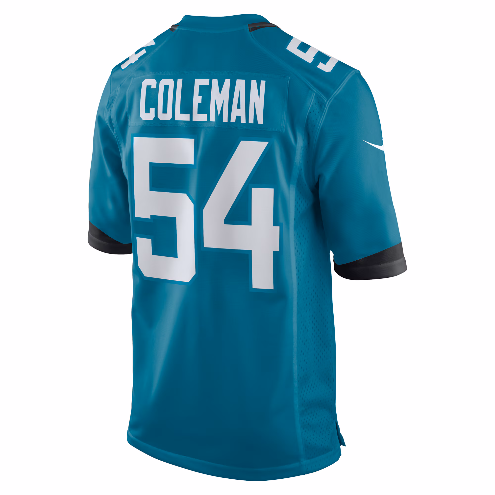 DJ Coleman Jacksonville Jaguars  Game Jersey -  Teal