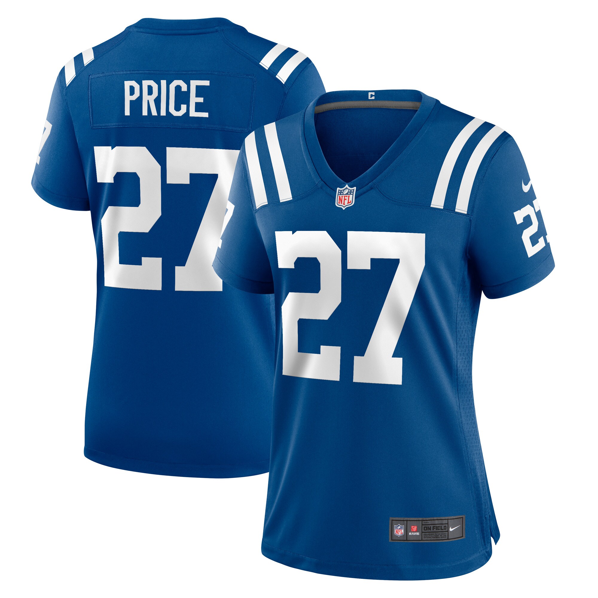 D'Vonte Price Indianapolis Colts  Women's Game Player Jersey - Royal